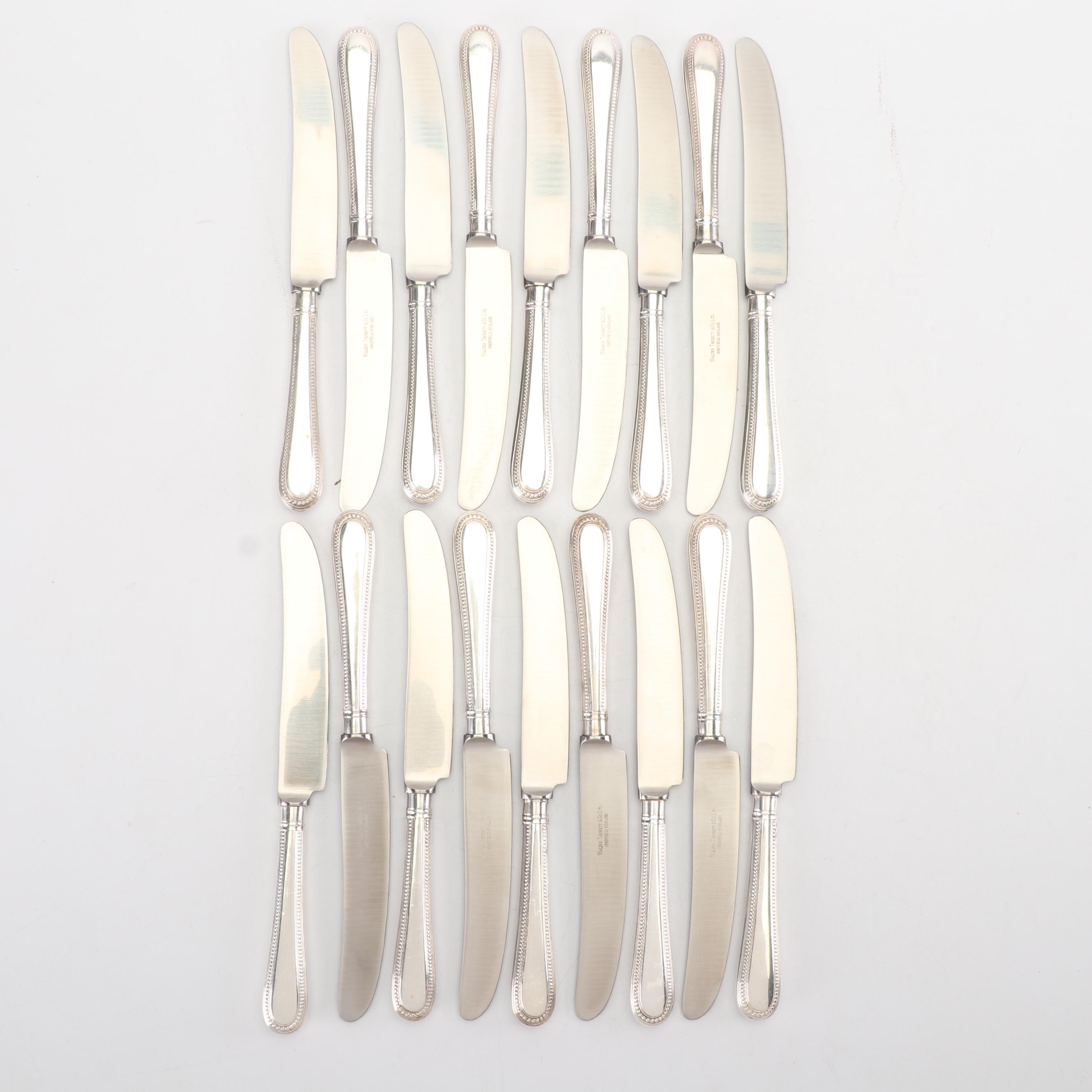 Elkington & Co. Silver Plate "Beaded" Flatware, Circa 1865