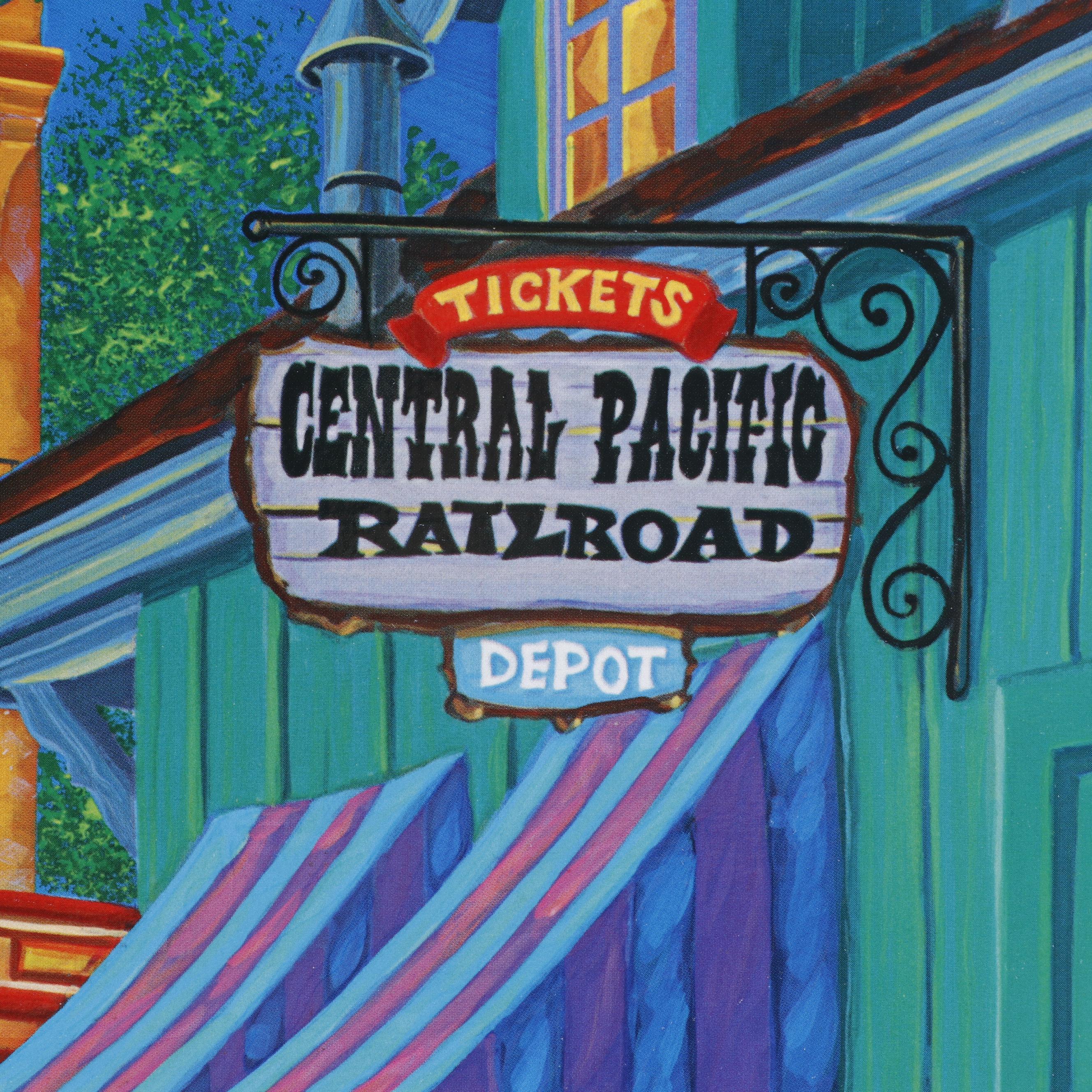 Manny Hernandez Offset Lithograph "Arriving in Style"