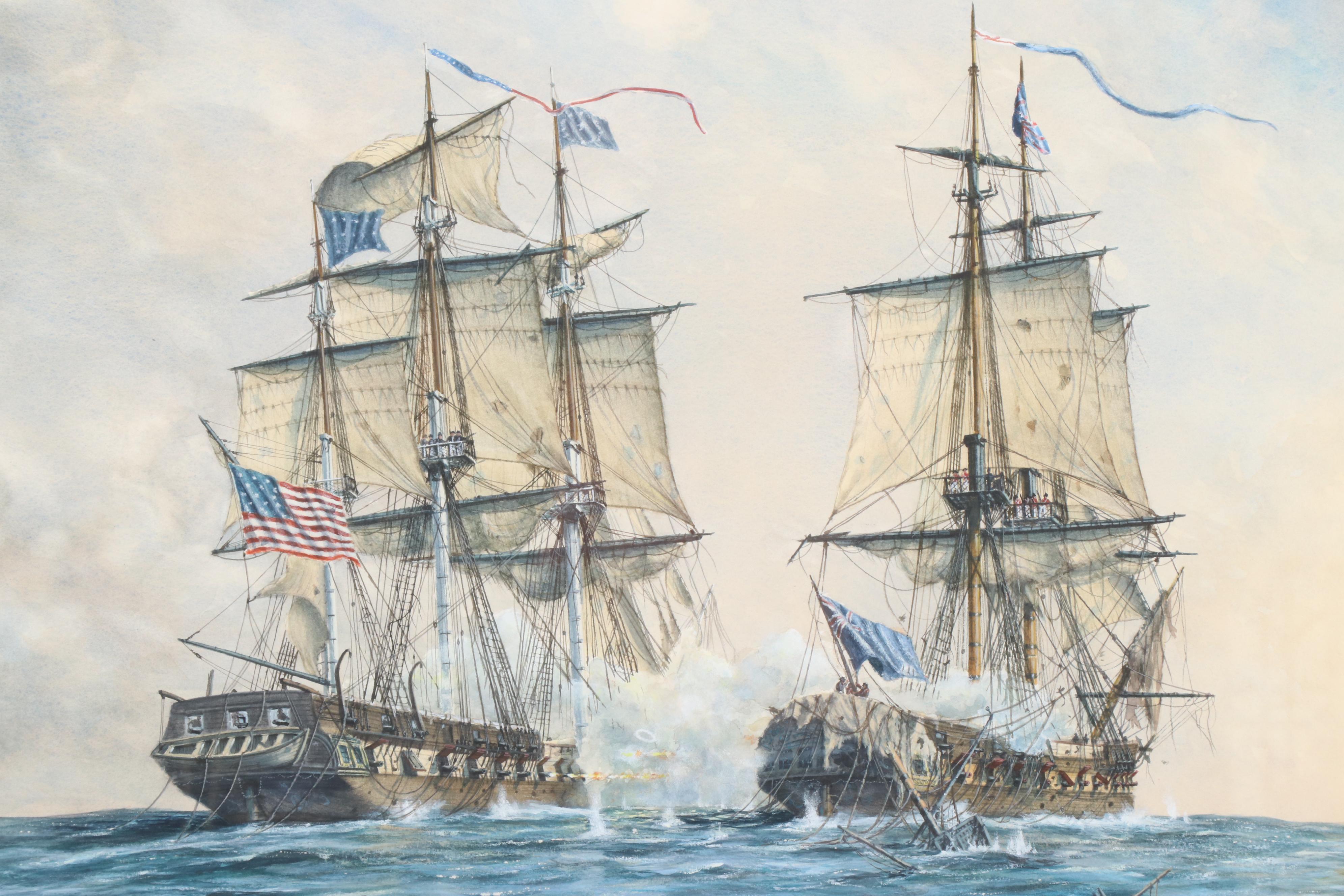 Al Helner Maritime Watercolor Painting