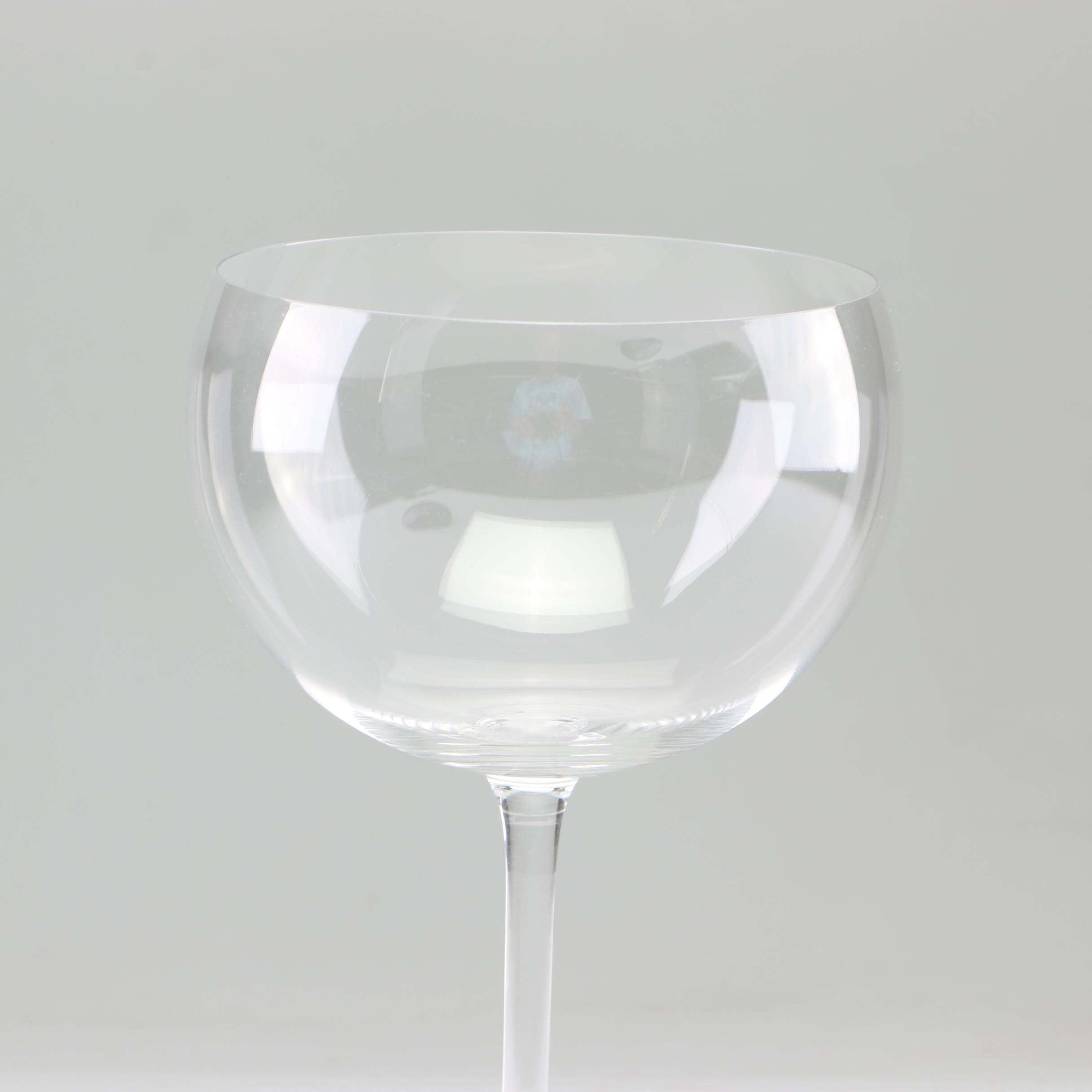 Baccarat "Pavilion" Wine Glasses, 1950s-1970s Vintage