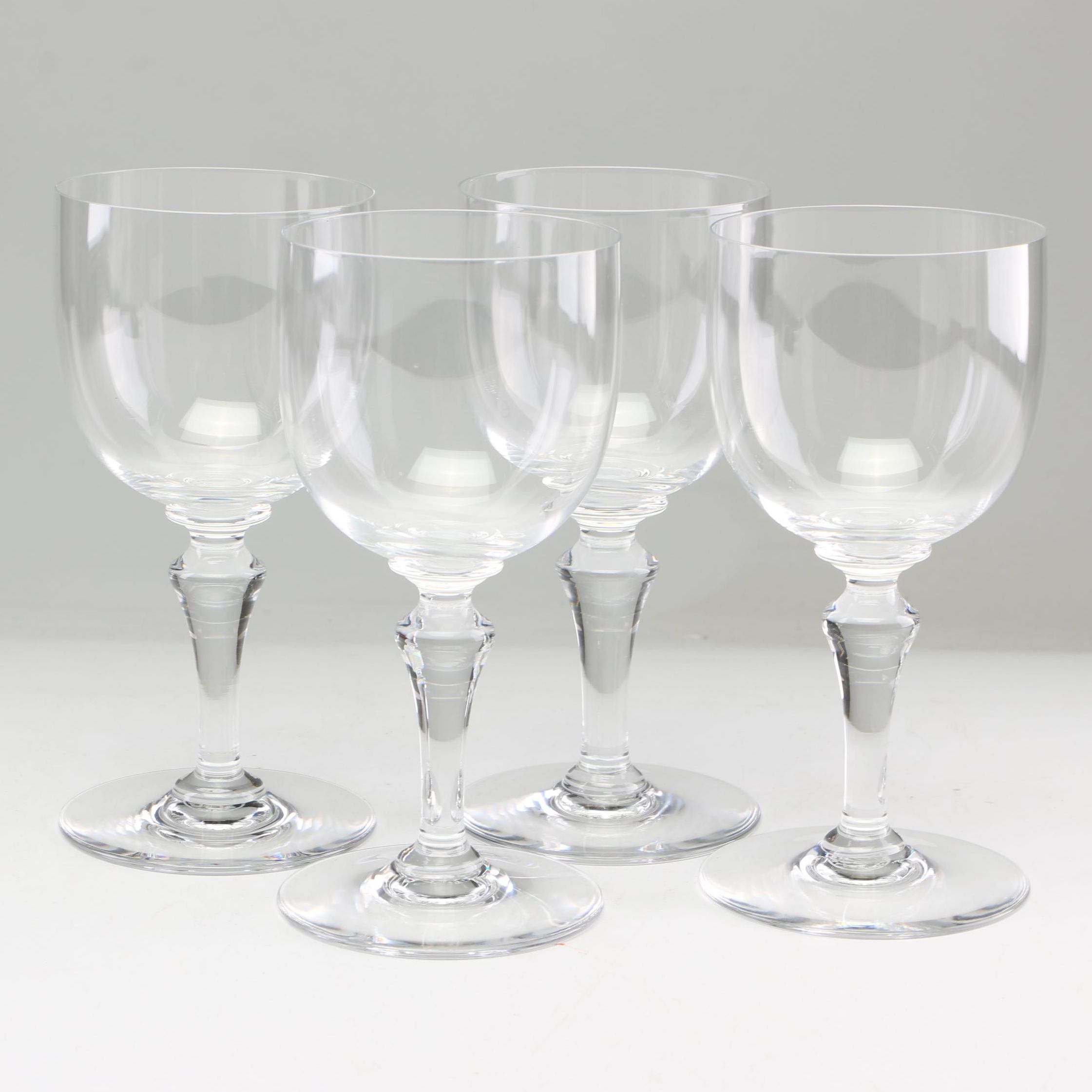 Baccarat "Normandie" Crystal Wine Clarets, 1950s-1970s Vintage