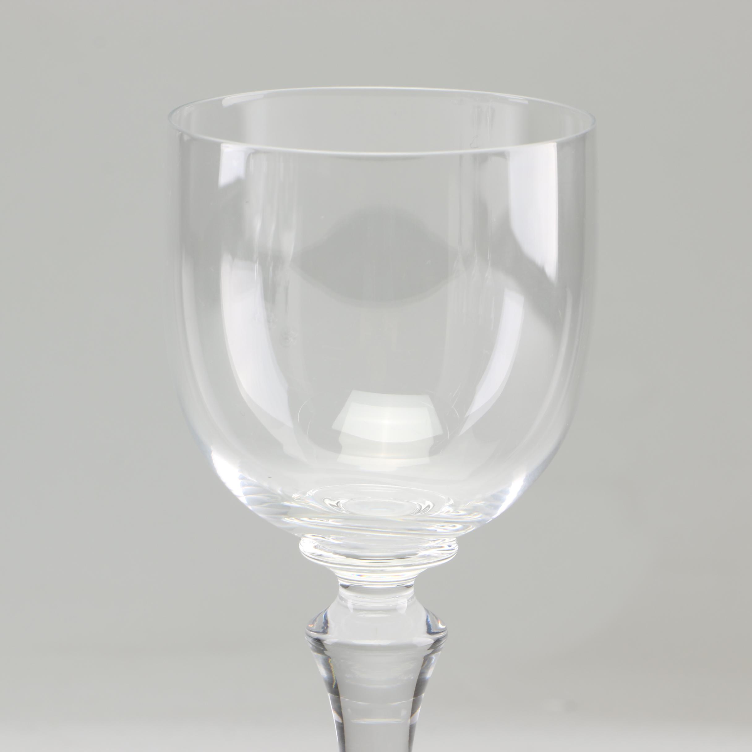 Baccarat "Normandie" Crystal Wine Clarets, 1950s-1970s Vintage