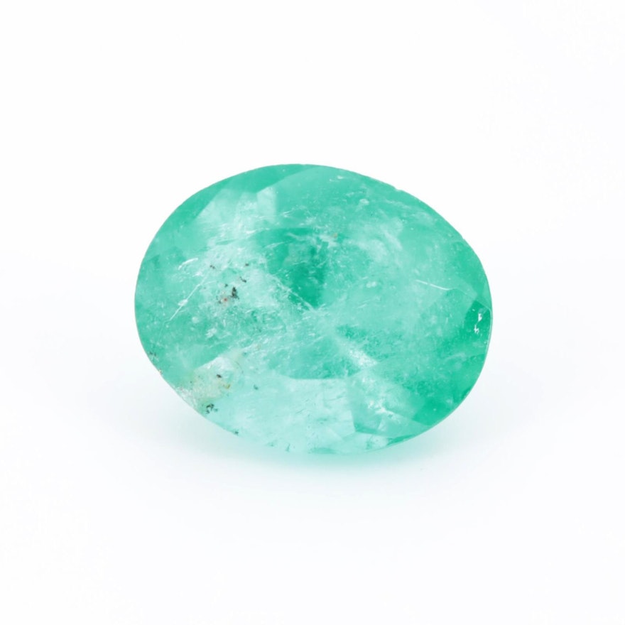Loose 0.75 CT Emerald Gemstone