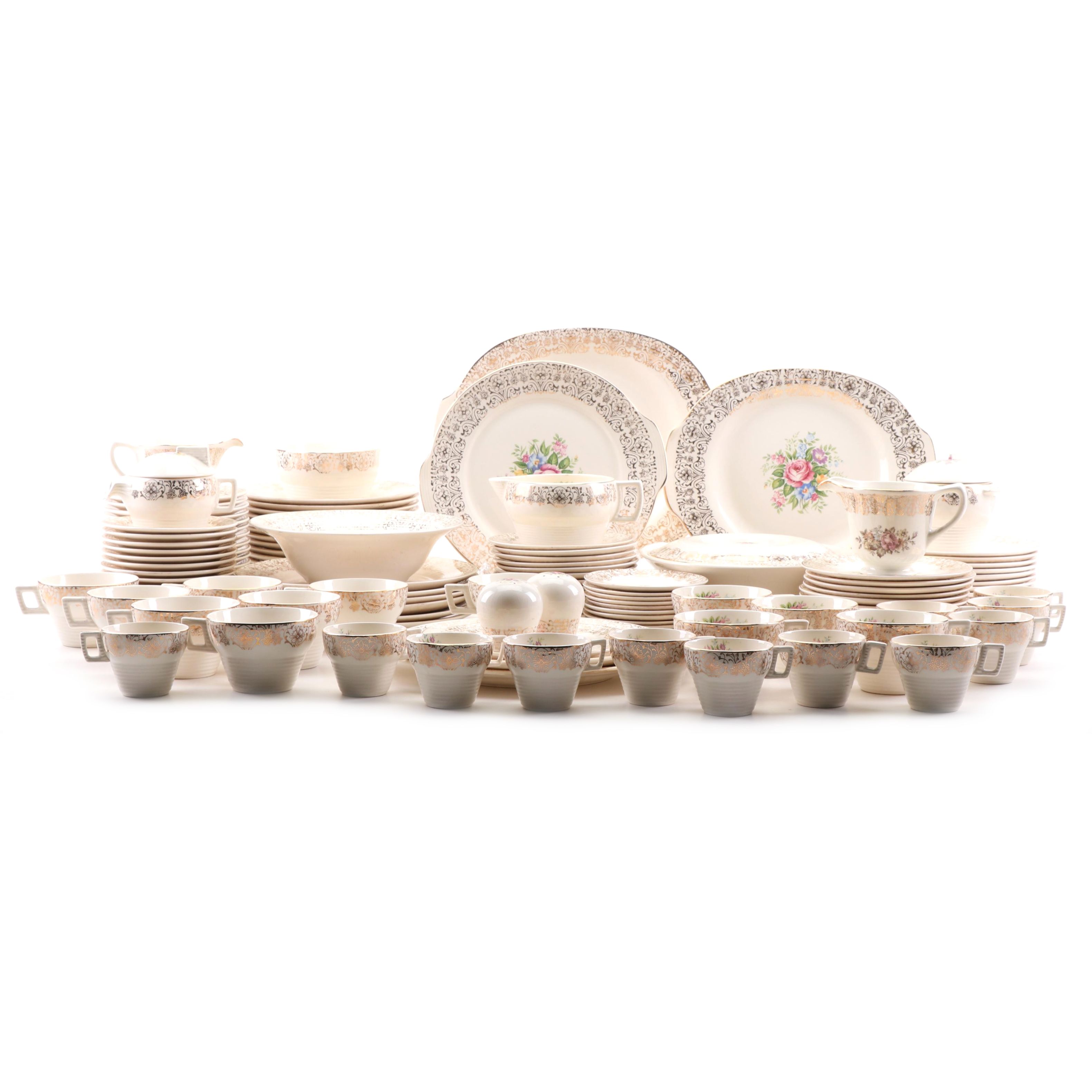 Triumph Limoges "Rosalie" Porcelain Dinnerware