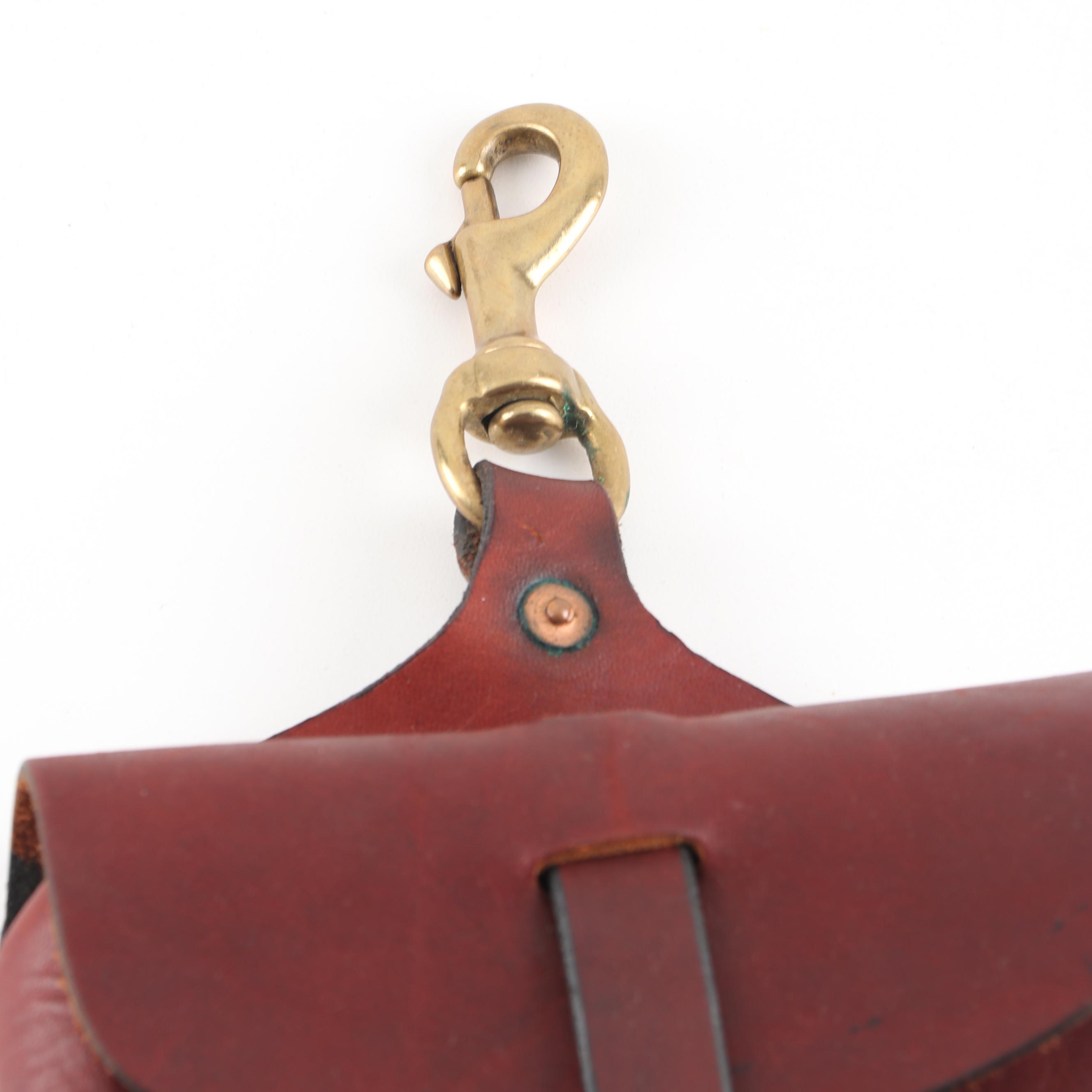 English Leather Saddle Bag