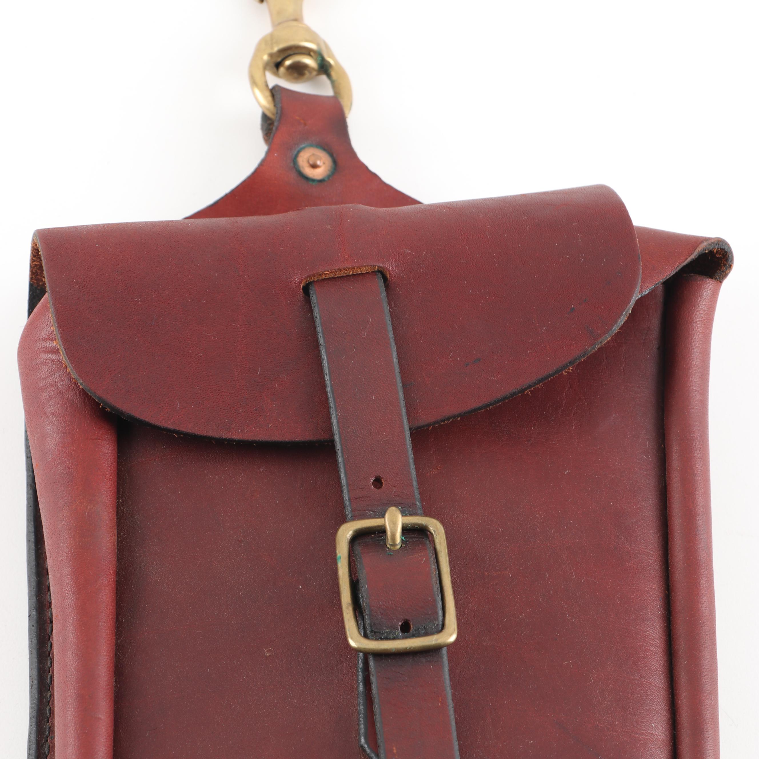 English Leather Saddle Bag