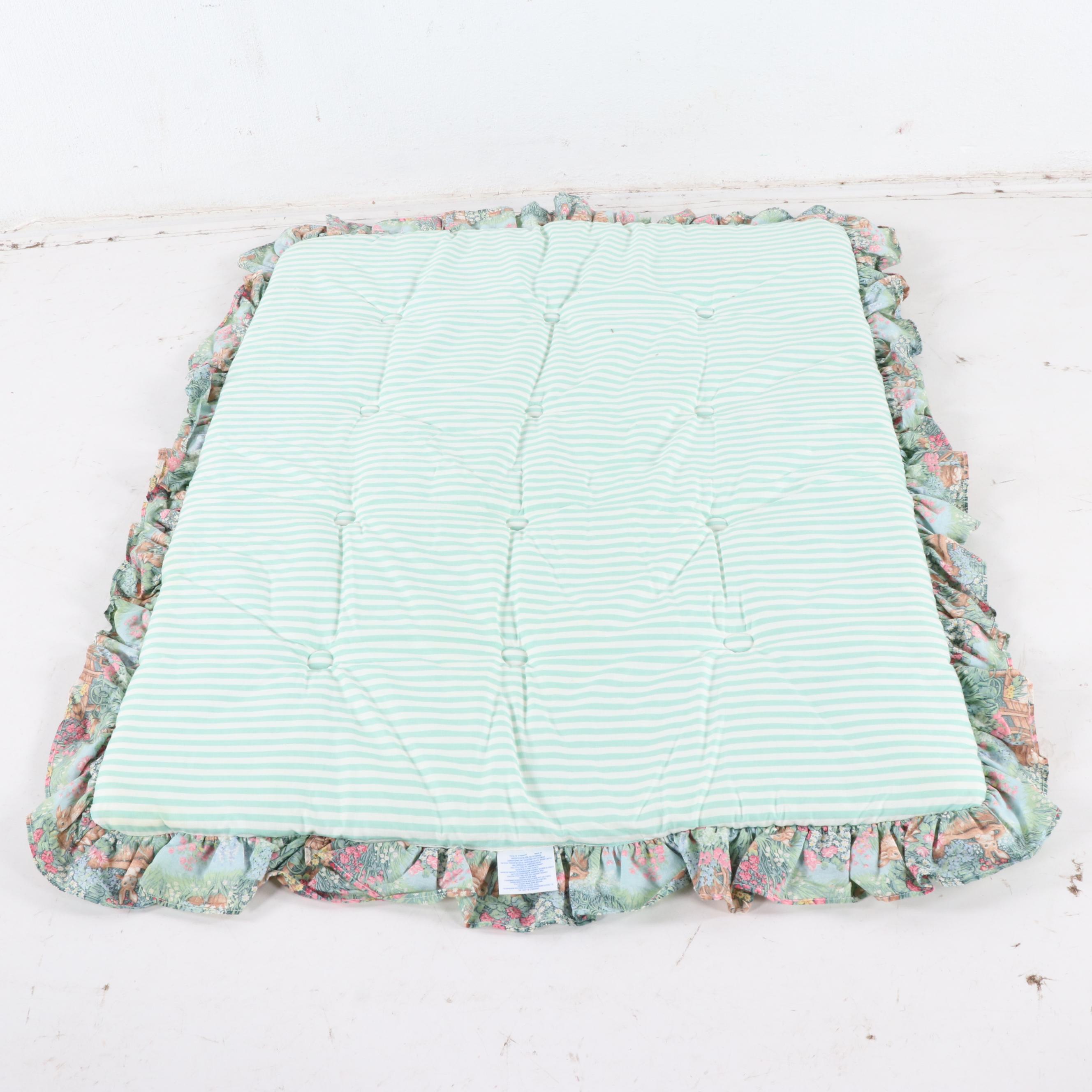 Judi's Rabbit and Garden Motif Crib Bedding Set