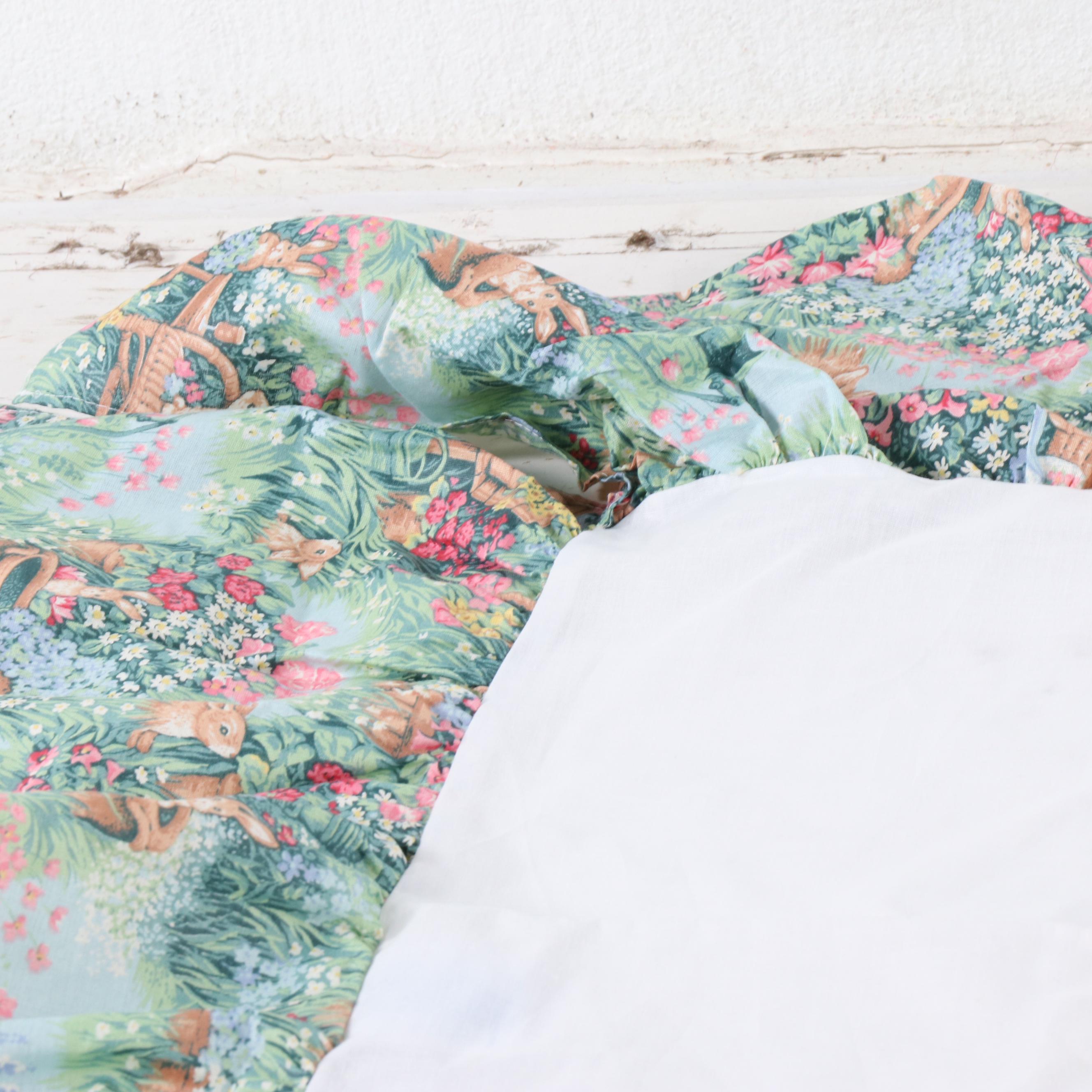 Judi's Rabbit and Garden Motif Crib Bedding Set