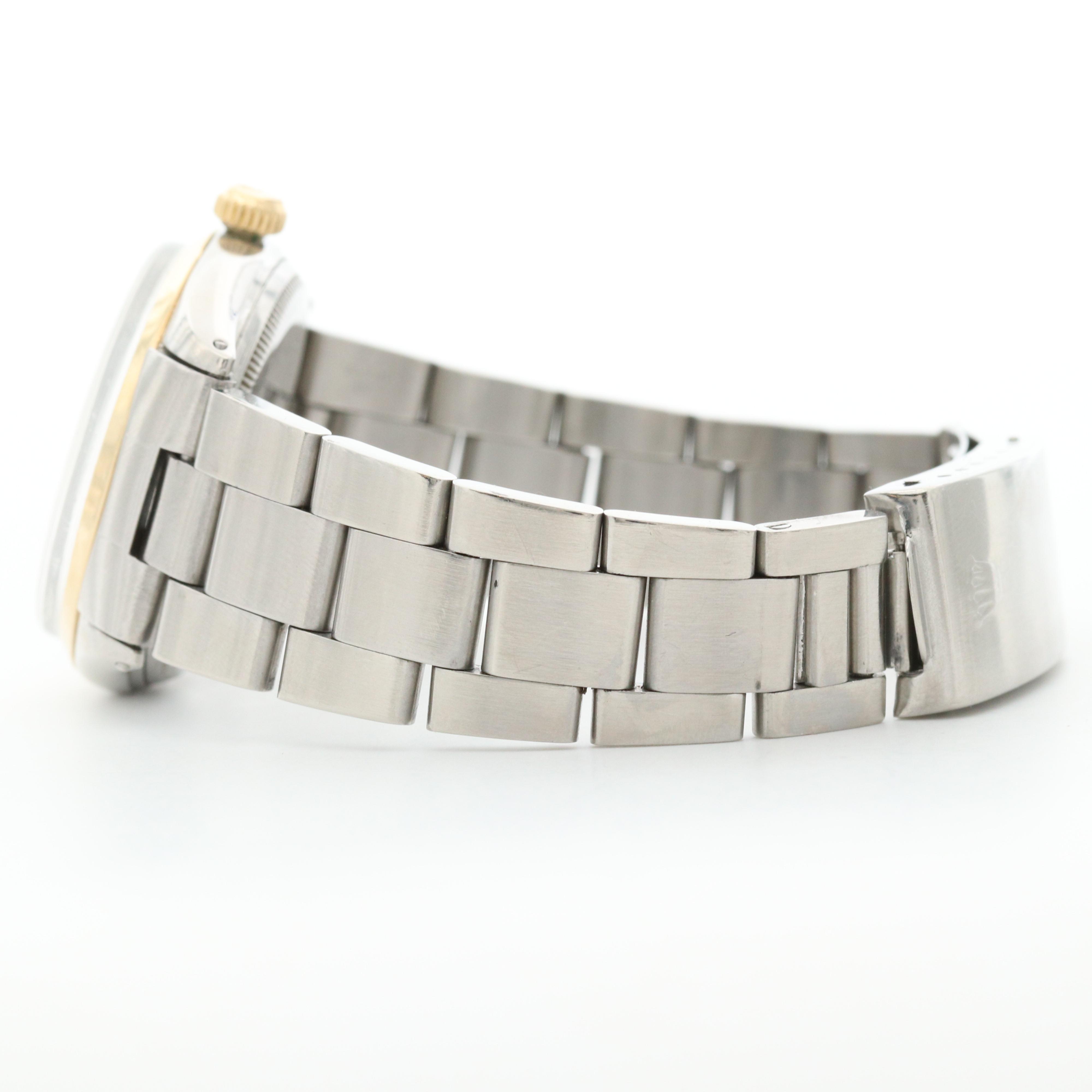 Vintage Rolex Oyster Perpetual 18K Yellow Gold and Stainless Steel Watch