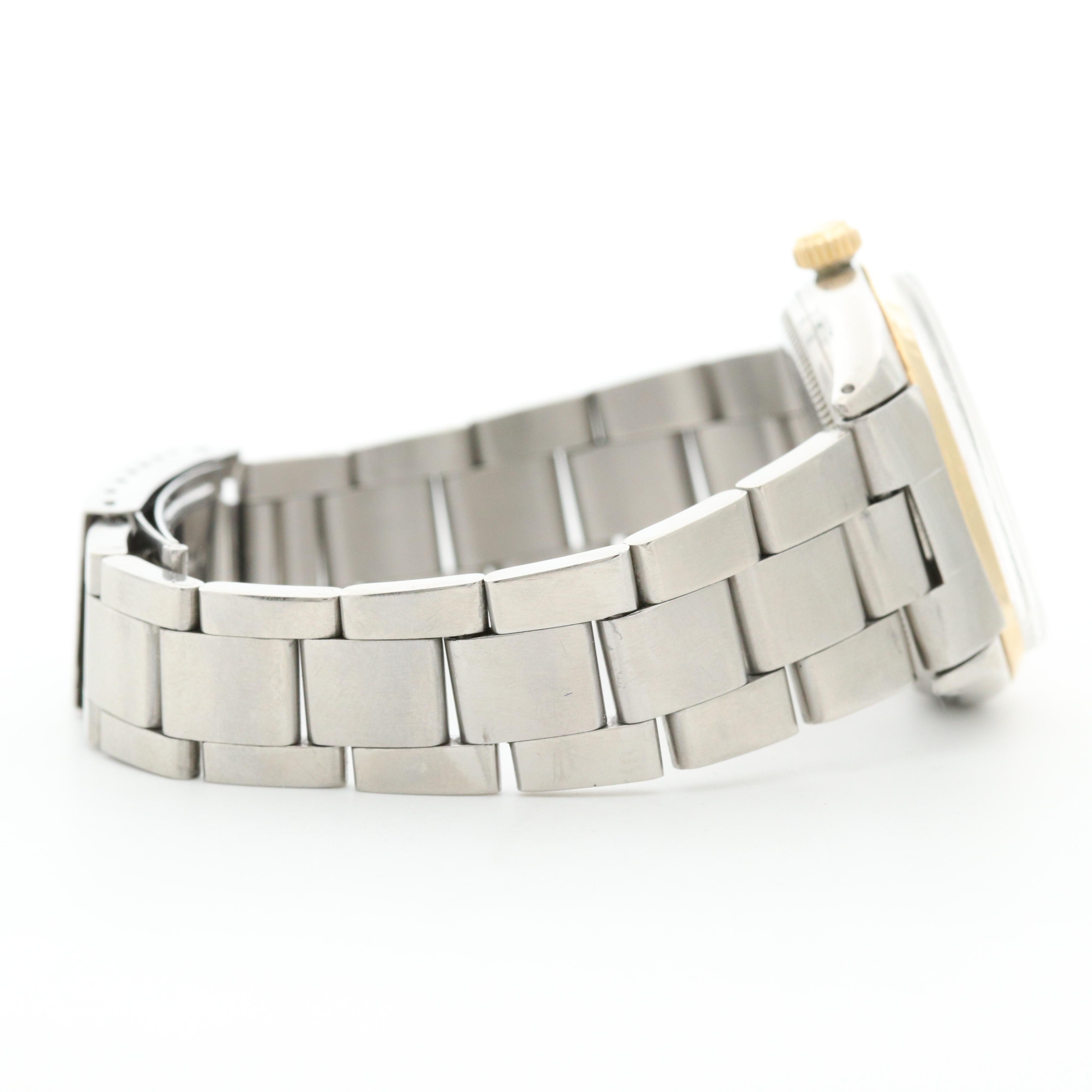 Vintage Rolex Oyster Perpetual 18K Yellow Gold and Stainless Steel Watch