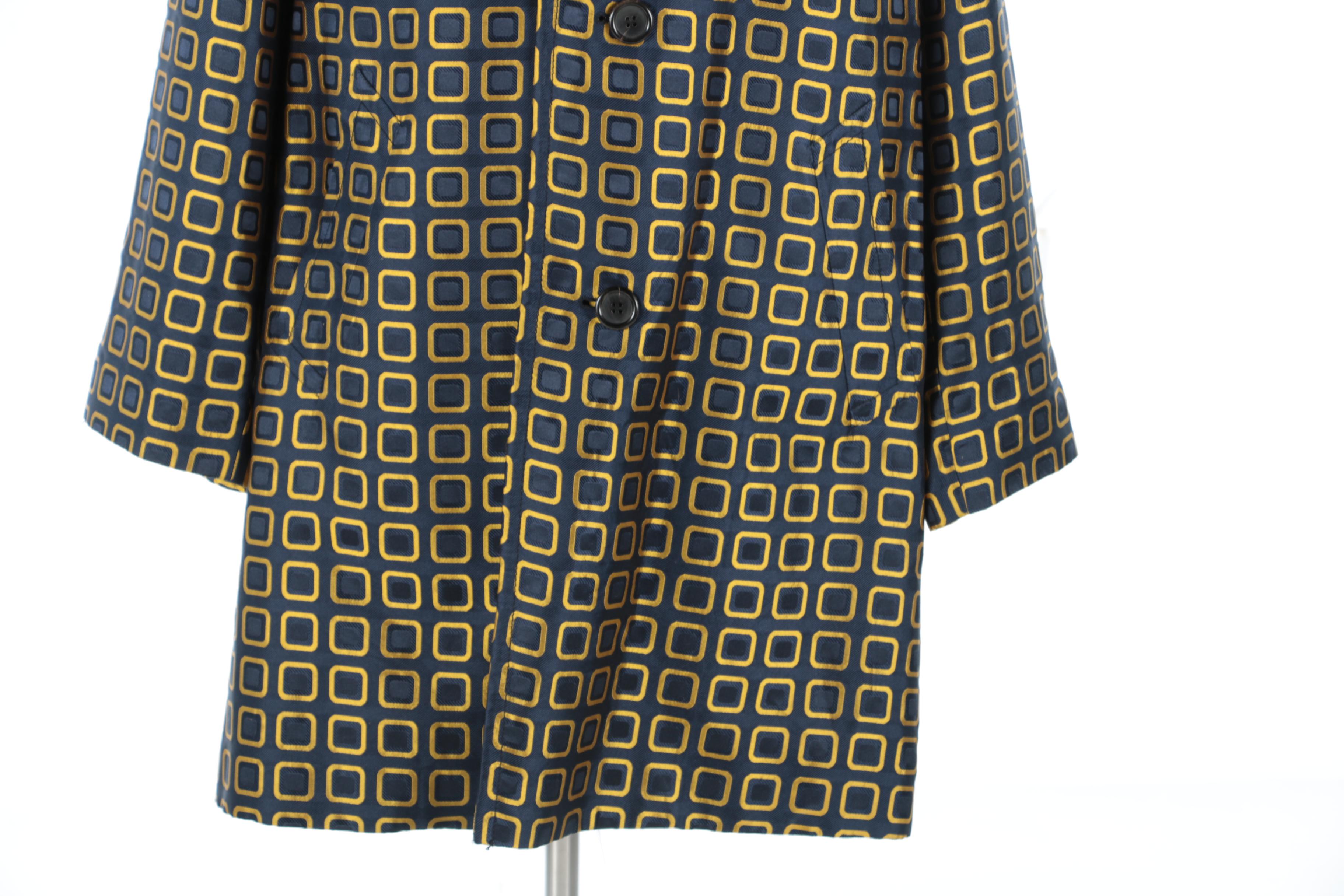 Men's Prada Holliday & Brown Print Woven Silk Jacket