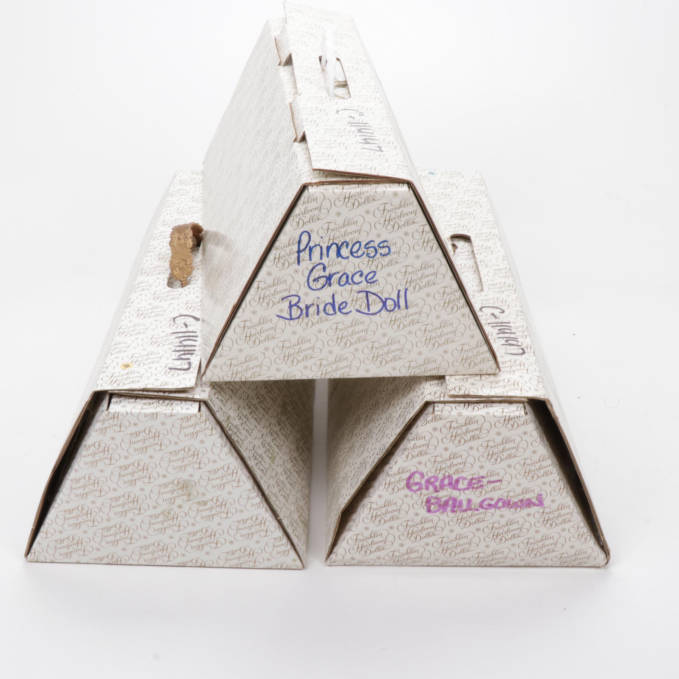 Franklin Mint "Heirloom" Princess Grace Doll Collection
