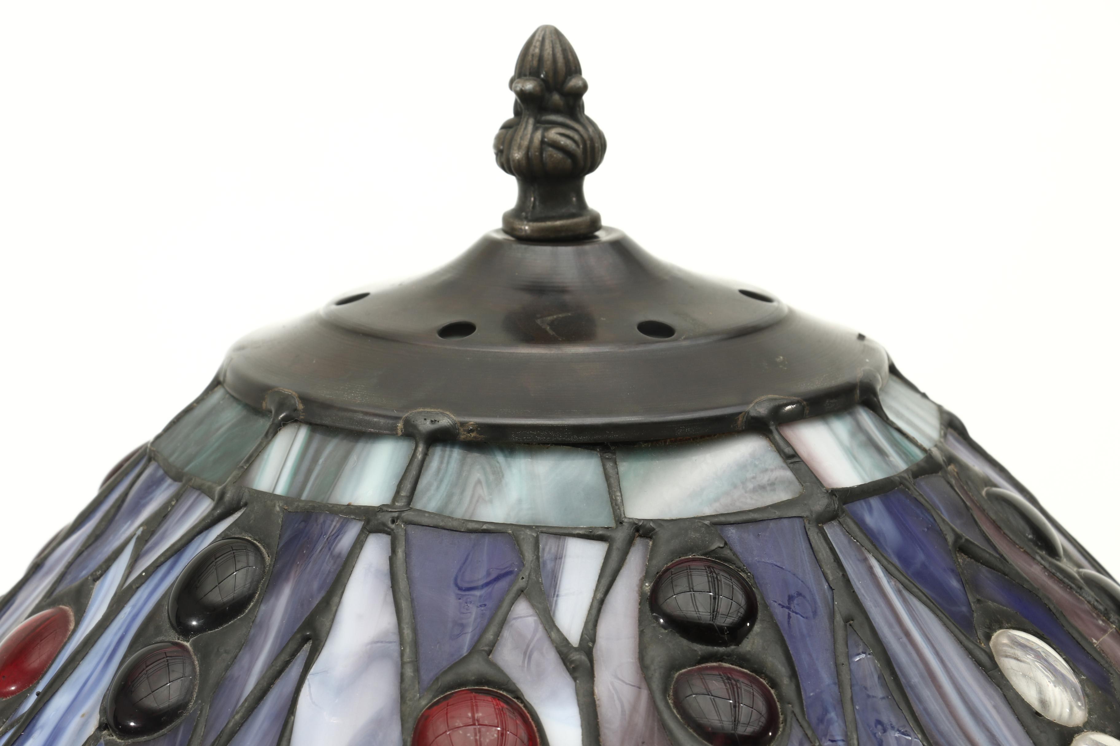 Tiffany Style Dragonfly Table Lamp, Early 20th Century and Later