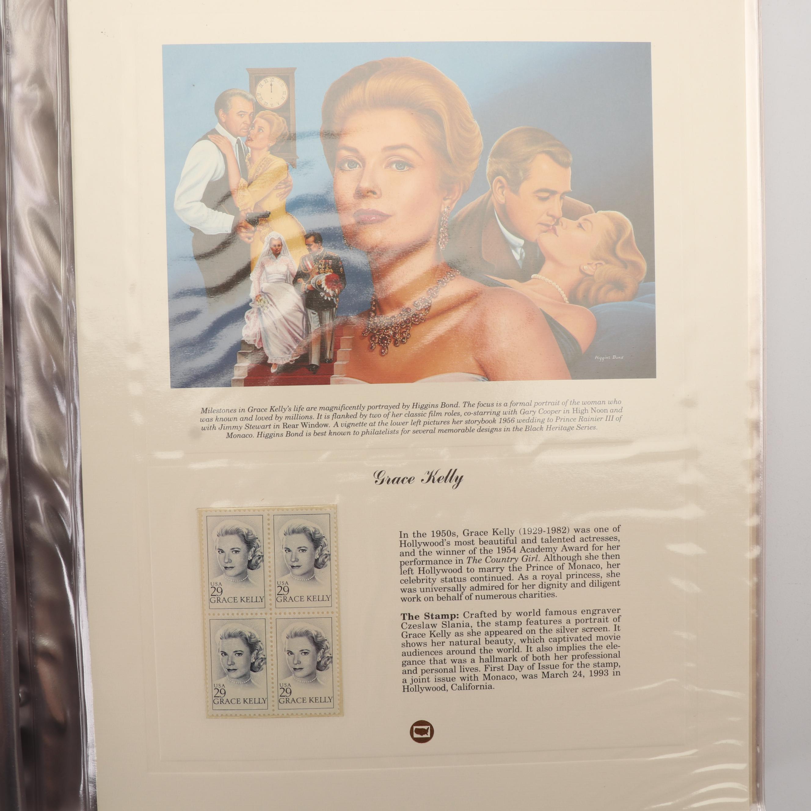 U.S. Commemorative Stamp Collectors Panels and Blocks Collection