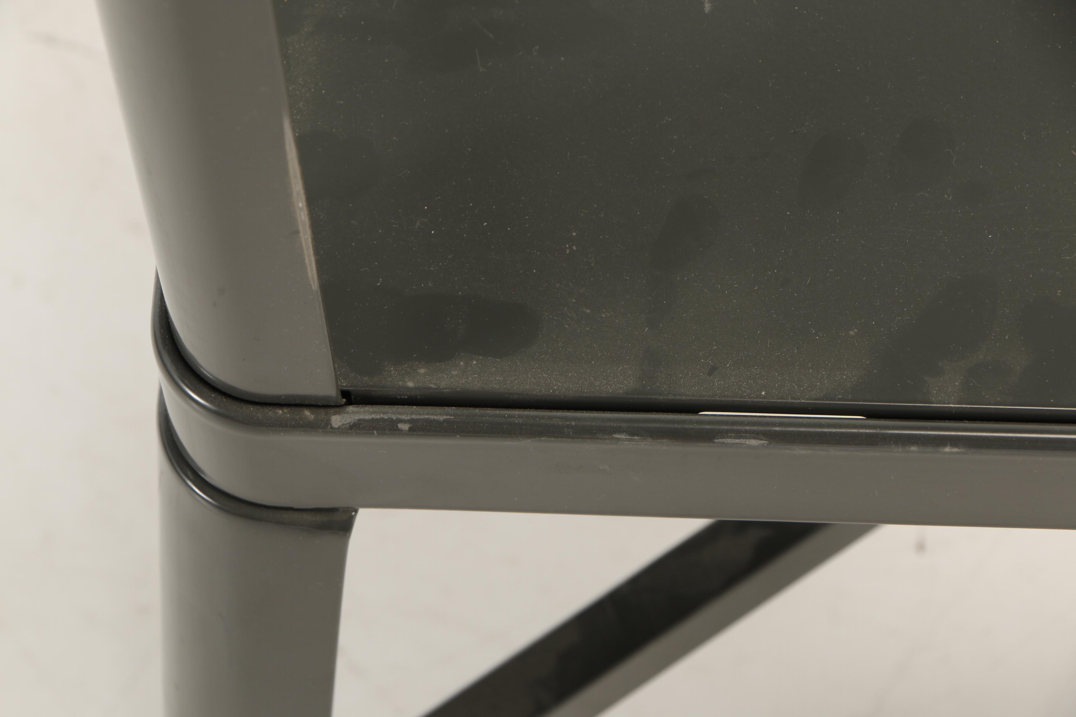 Gray Metal Apothecary Cabinet, Contemporary