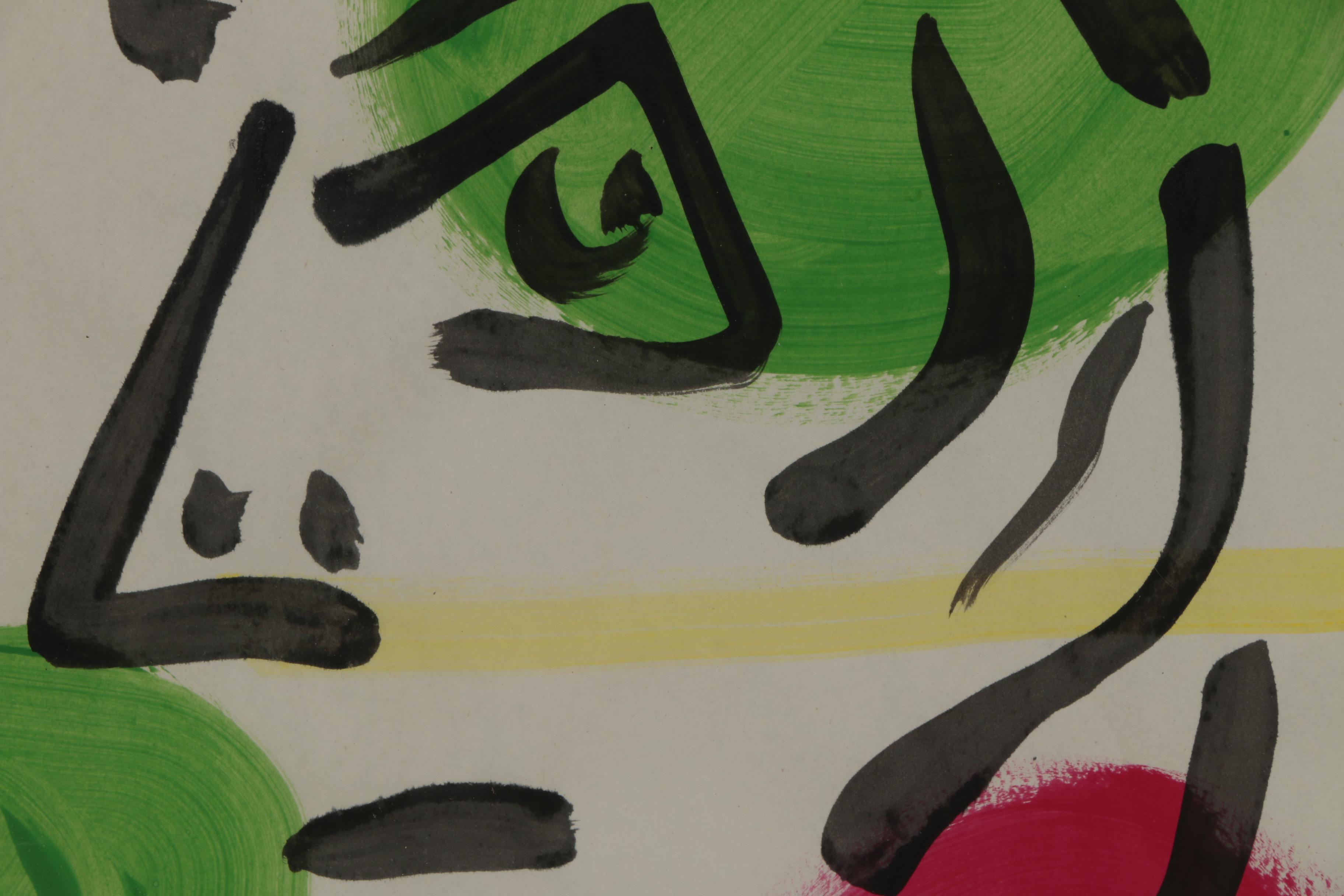 Peter Keil Oil Painting "Lady", 1979