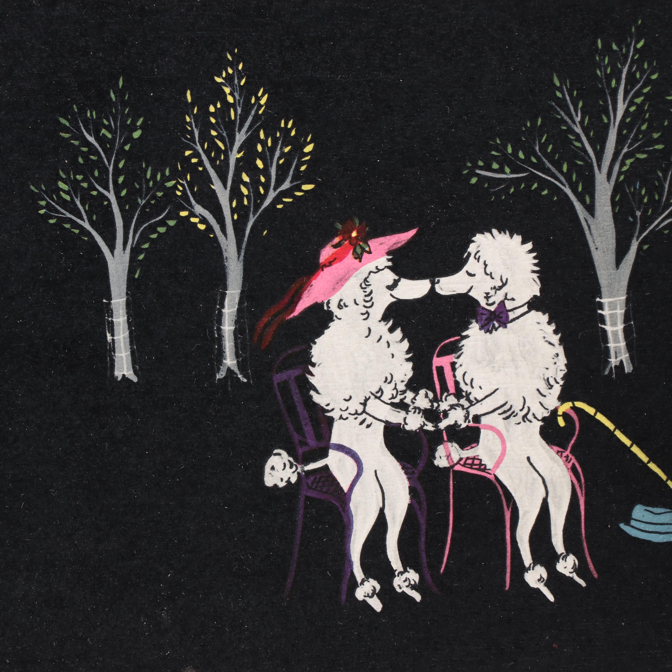 Fransiscan "Starburst" Earthenware Serveware and Kentley Buffet Trays, 1950s