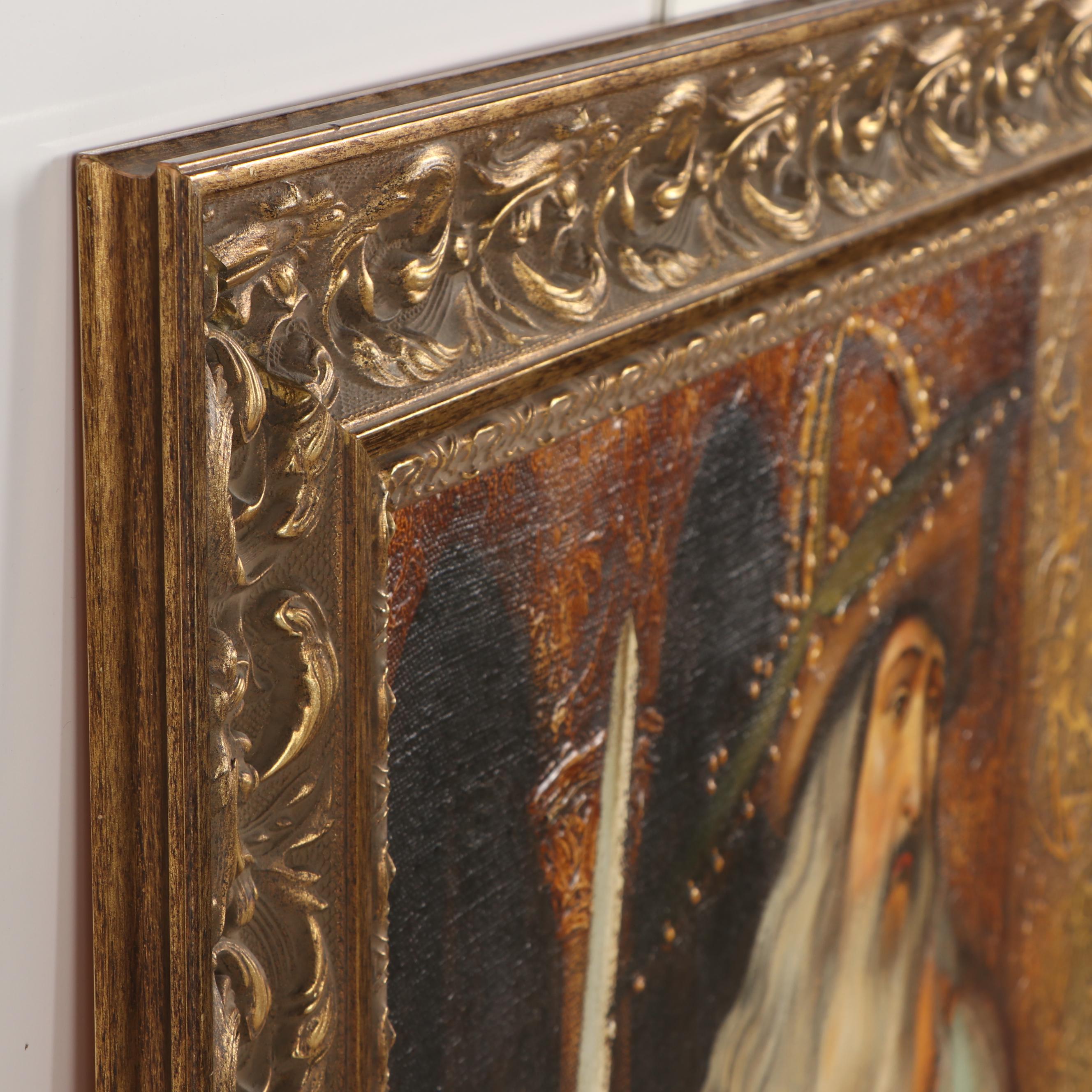 Renaissance Style Figural Oil Painting