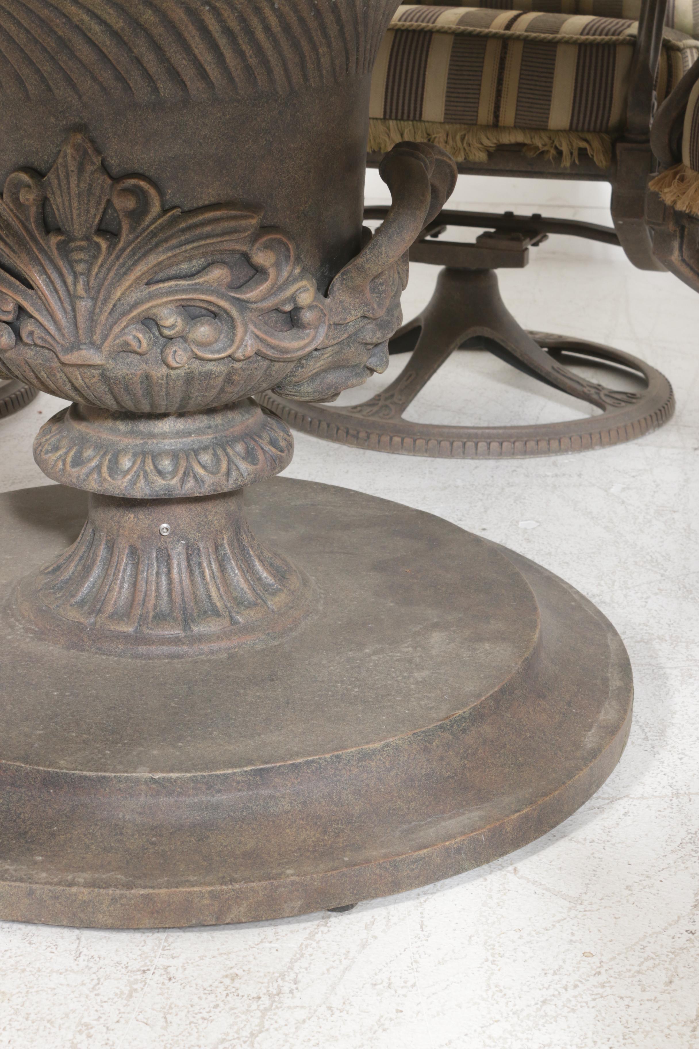 Contemporary Woodard Landgrave Cast Aluminum Patio Furniture