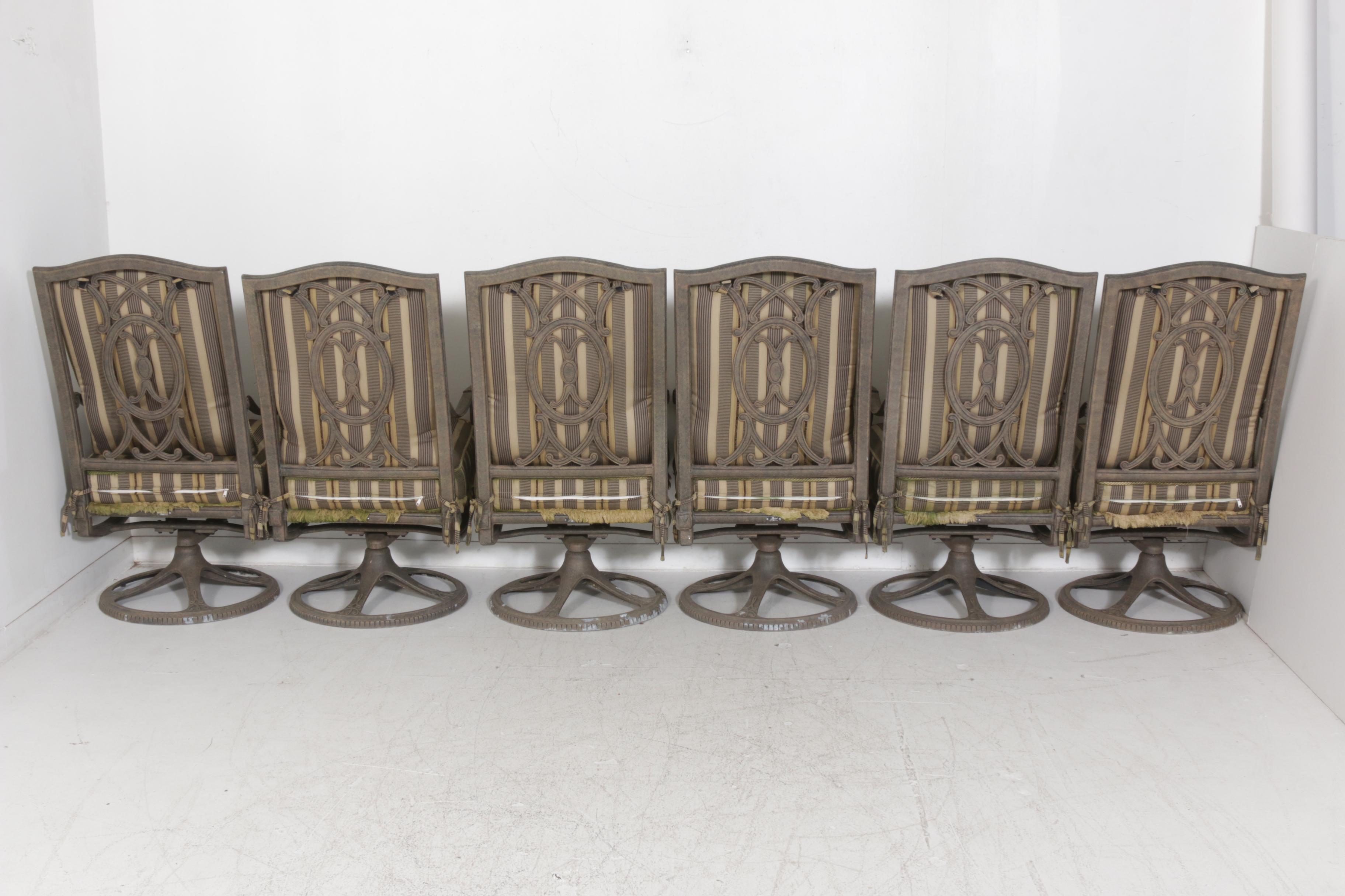 Contemporary Woodard Landgrave Cast Aluminum Patio Furniture