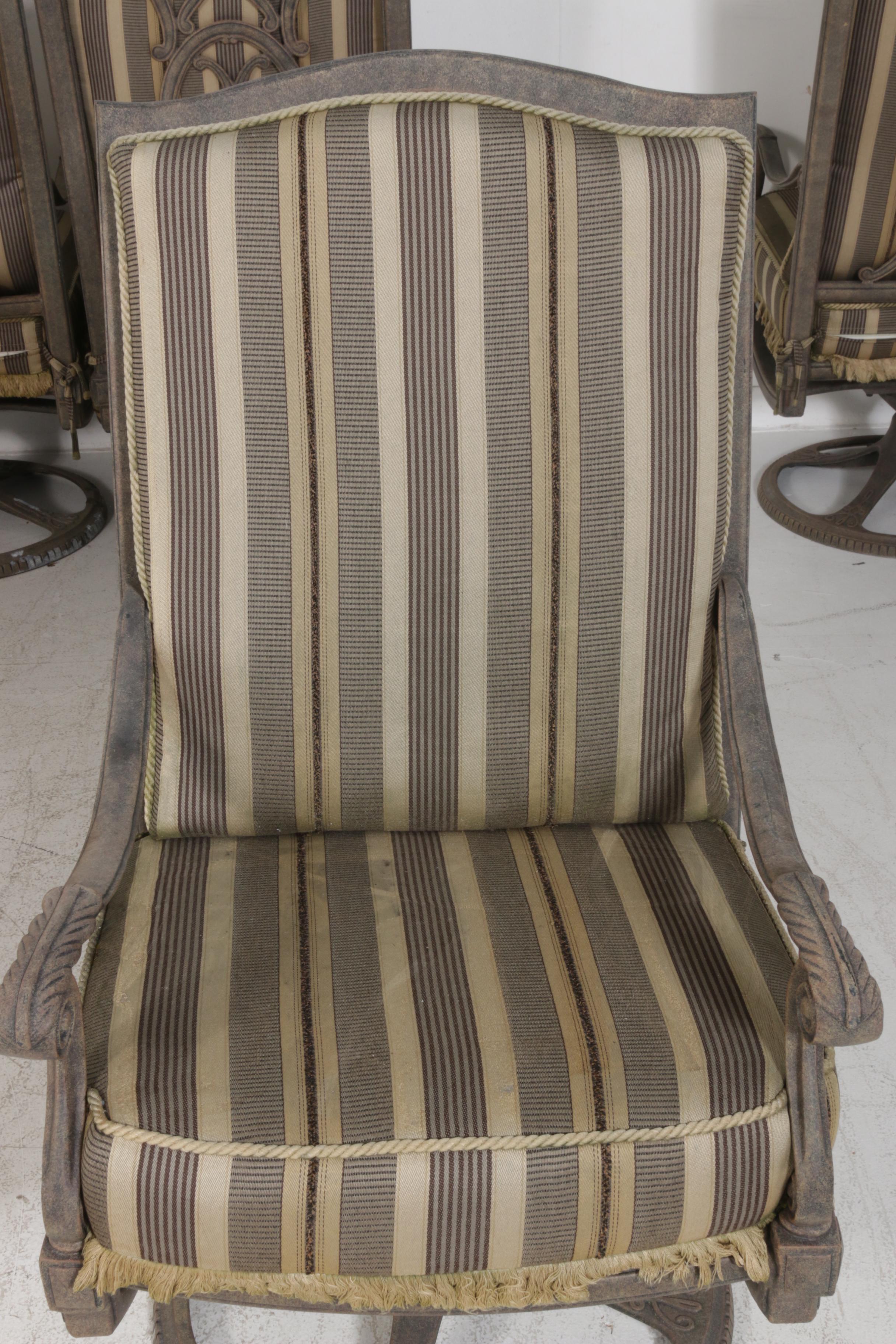 Contemporary Woodard Landgrave Cast Aluminum Patio Furniture