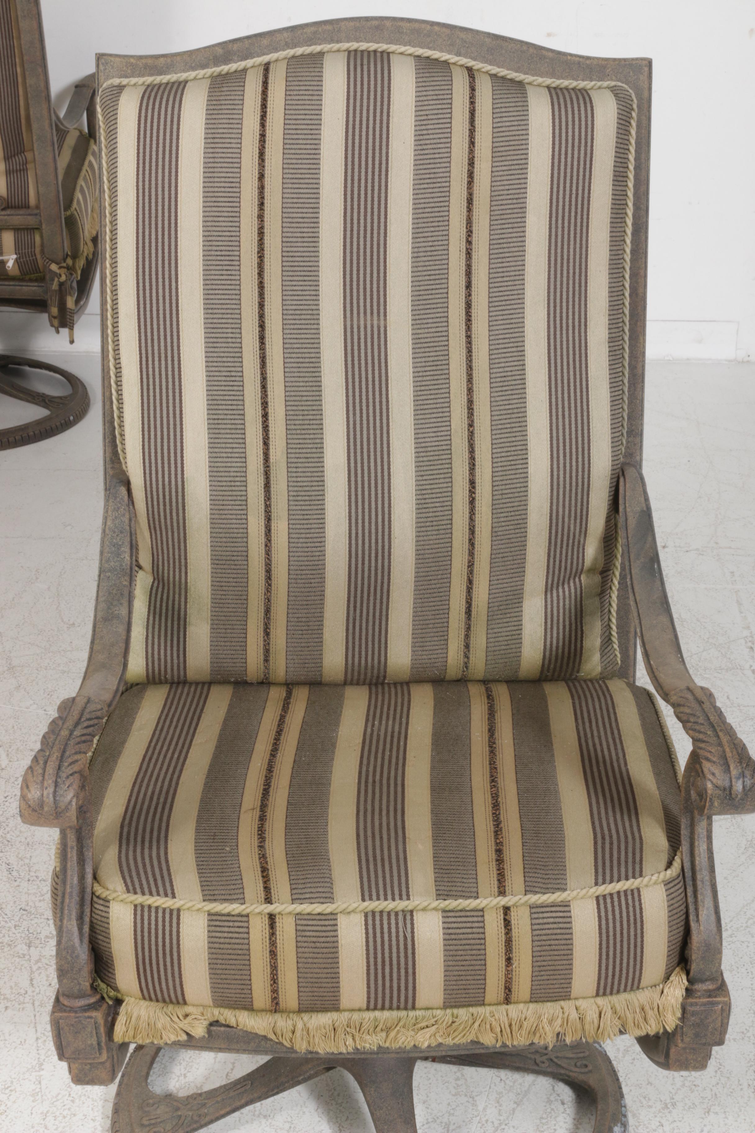 Contemporary Woodard Landgrave Cast Aluminum Patio Furniture