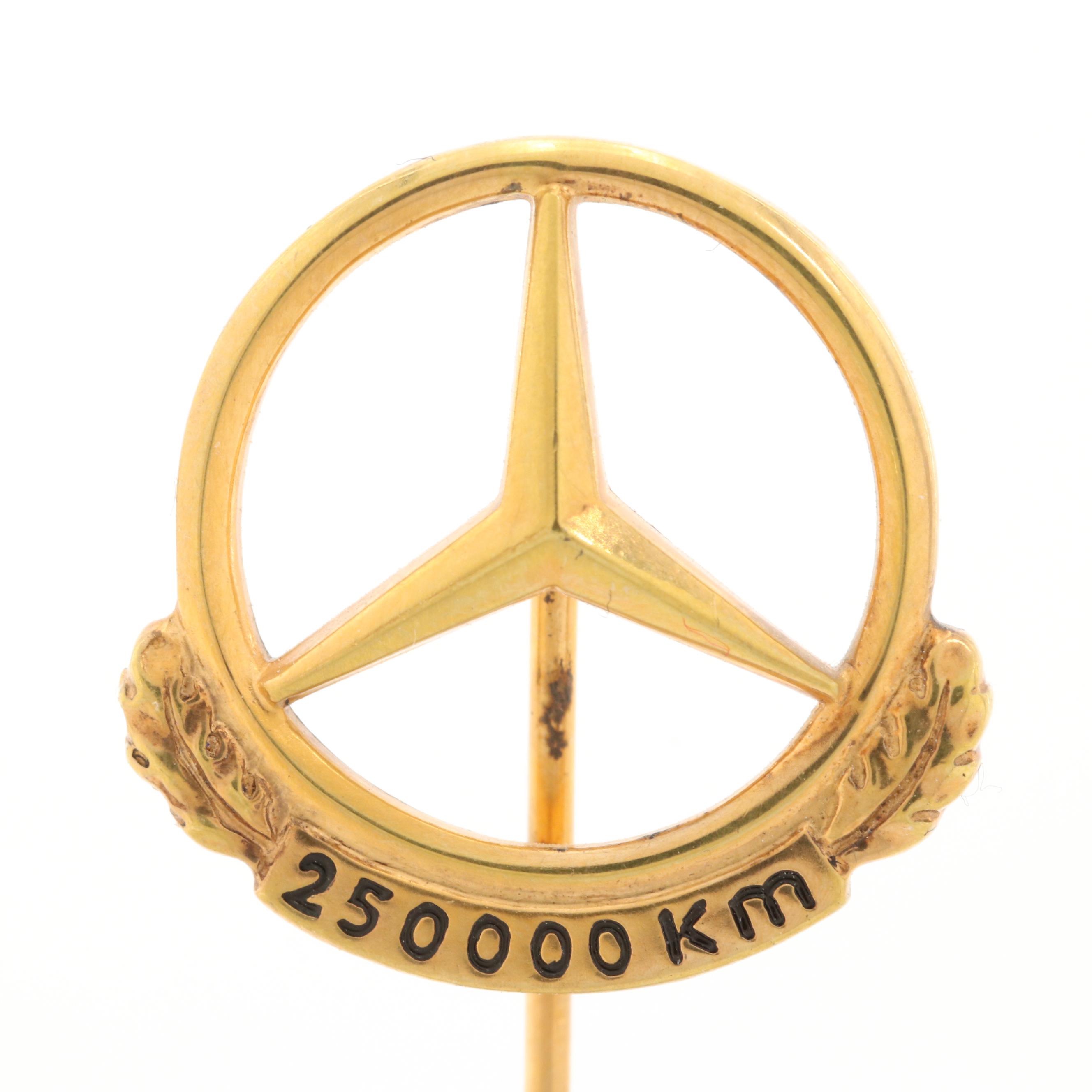 835 Silver 250,000 KM Mercedes-Benz Stick Pin
