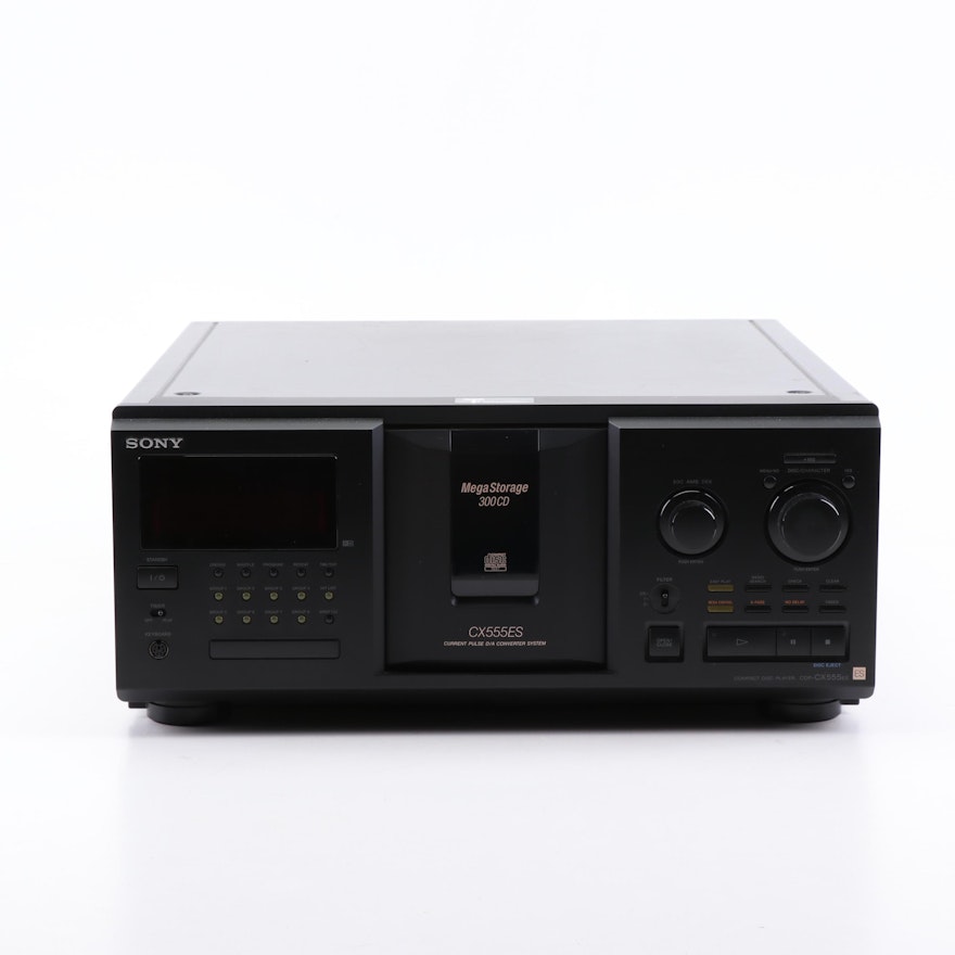Sony CDP-CX555ES Mega Storage 300 CD Disc Changer Player