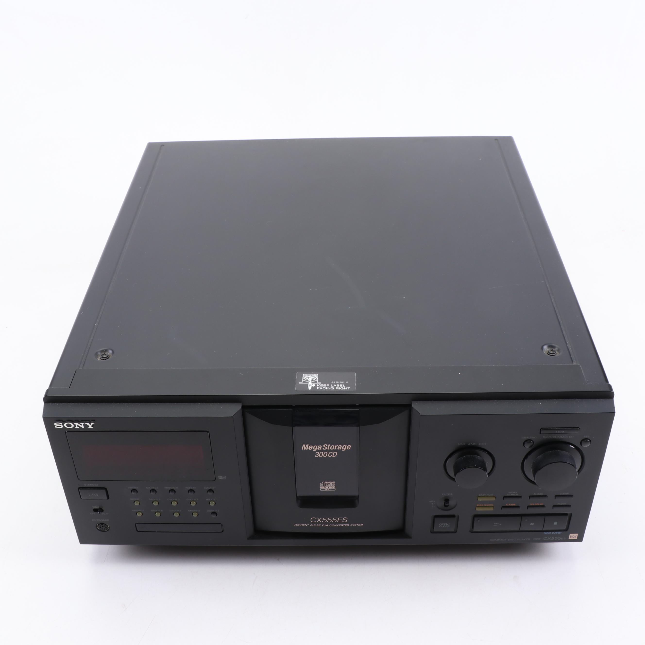 Sony CDP-CX555ES Mega Storage 300 CD Disc Changer Player