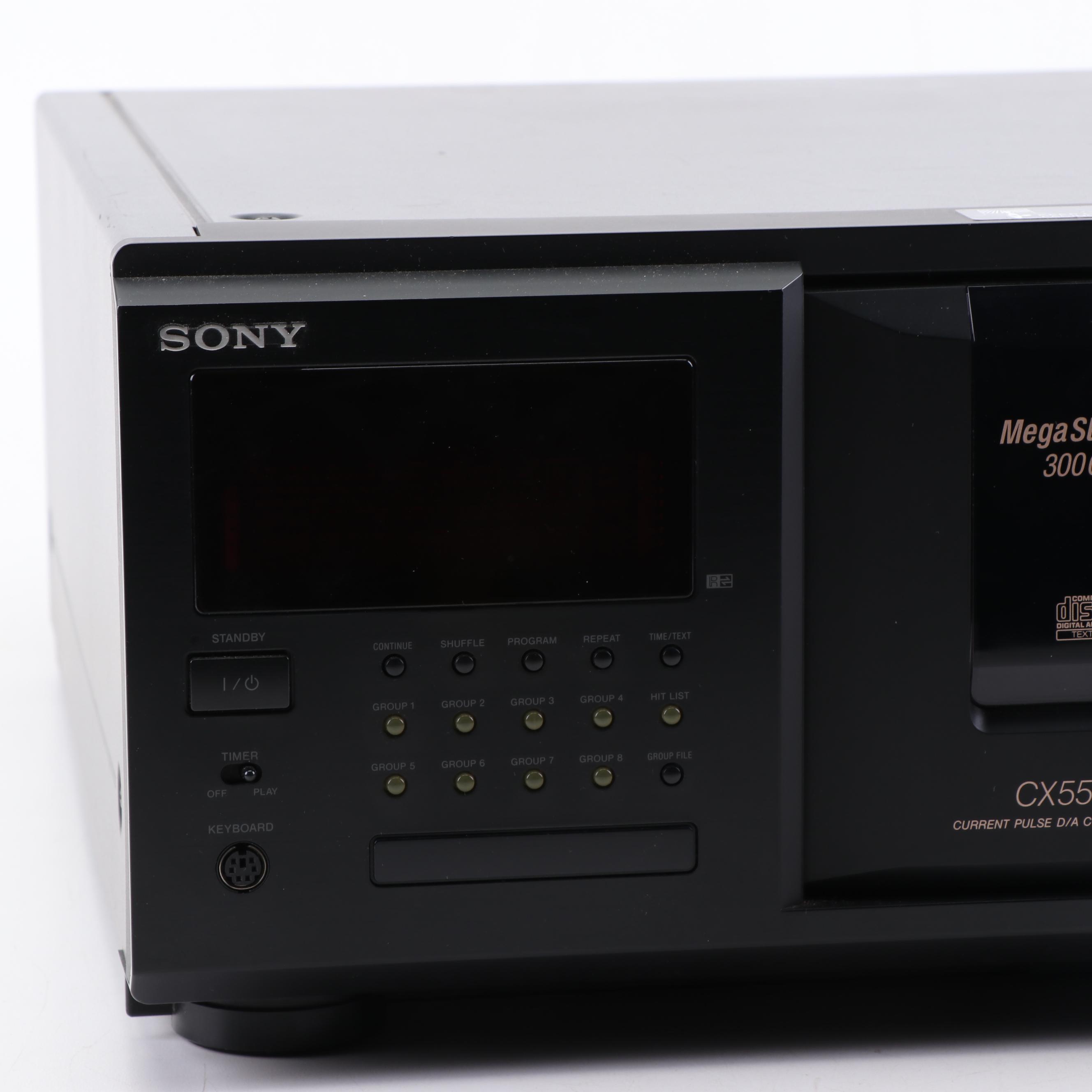 Sony CDP-CX555ES Mega Storage 300 CD Disc Changer Player