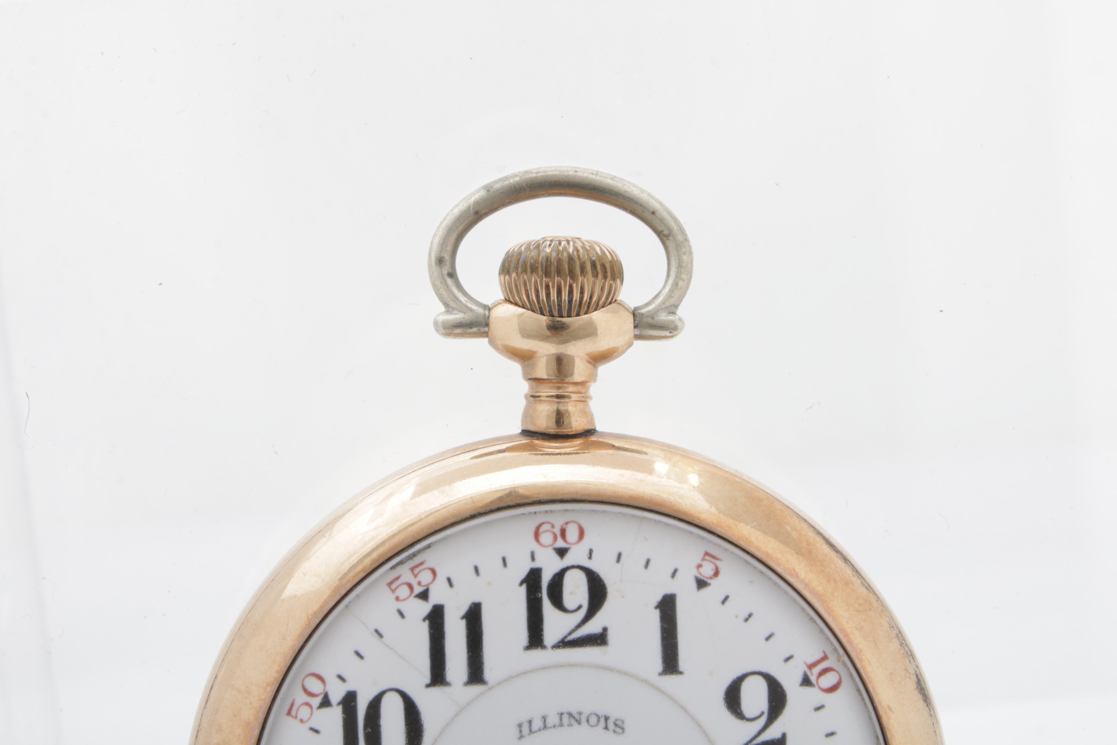 Illinois Watch Co. Gold Filled Pocket Watch, circa 1910s