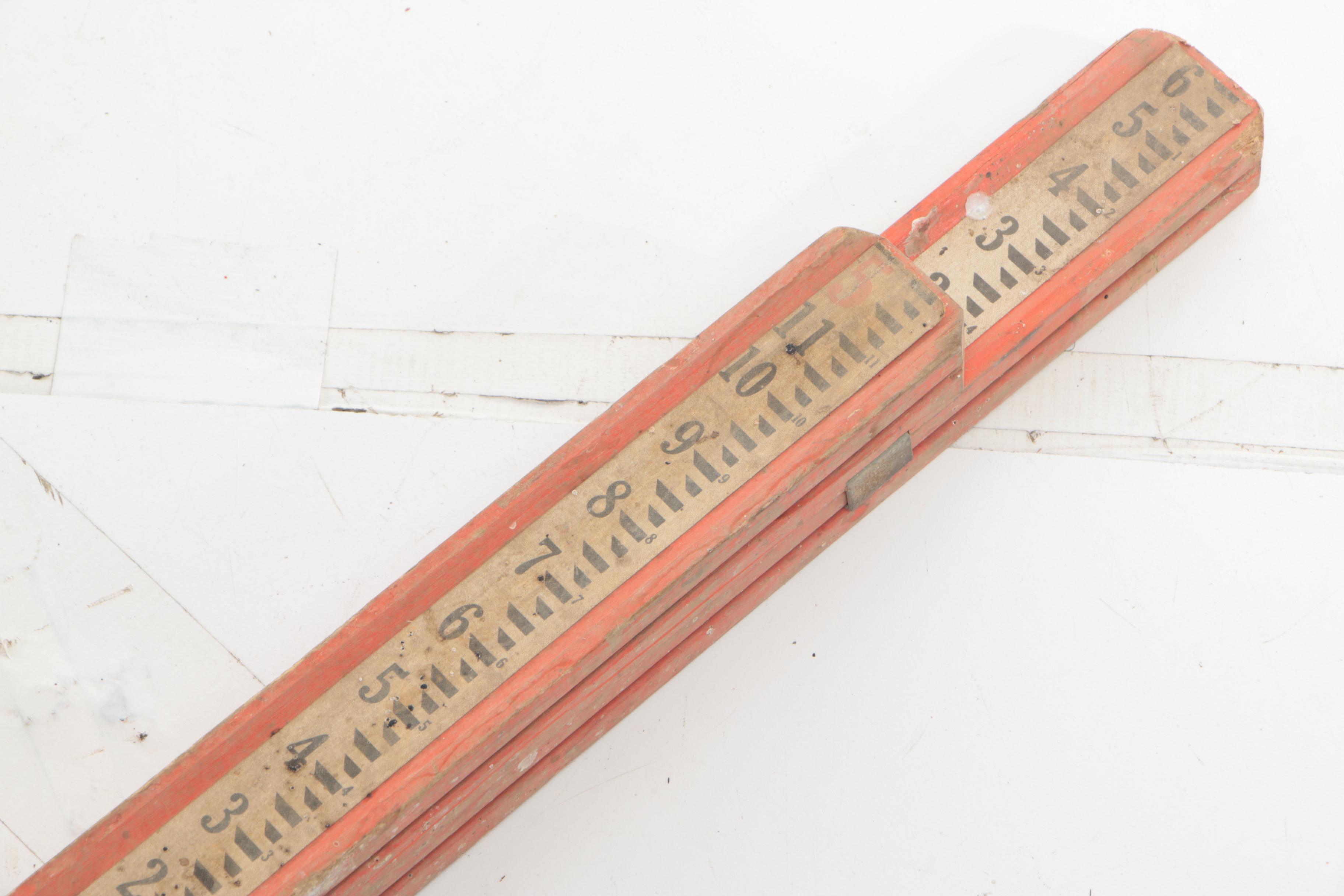 Surveyors Measuring Stick, Vintage