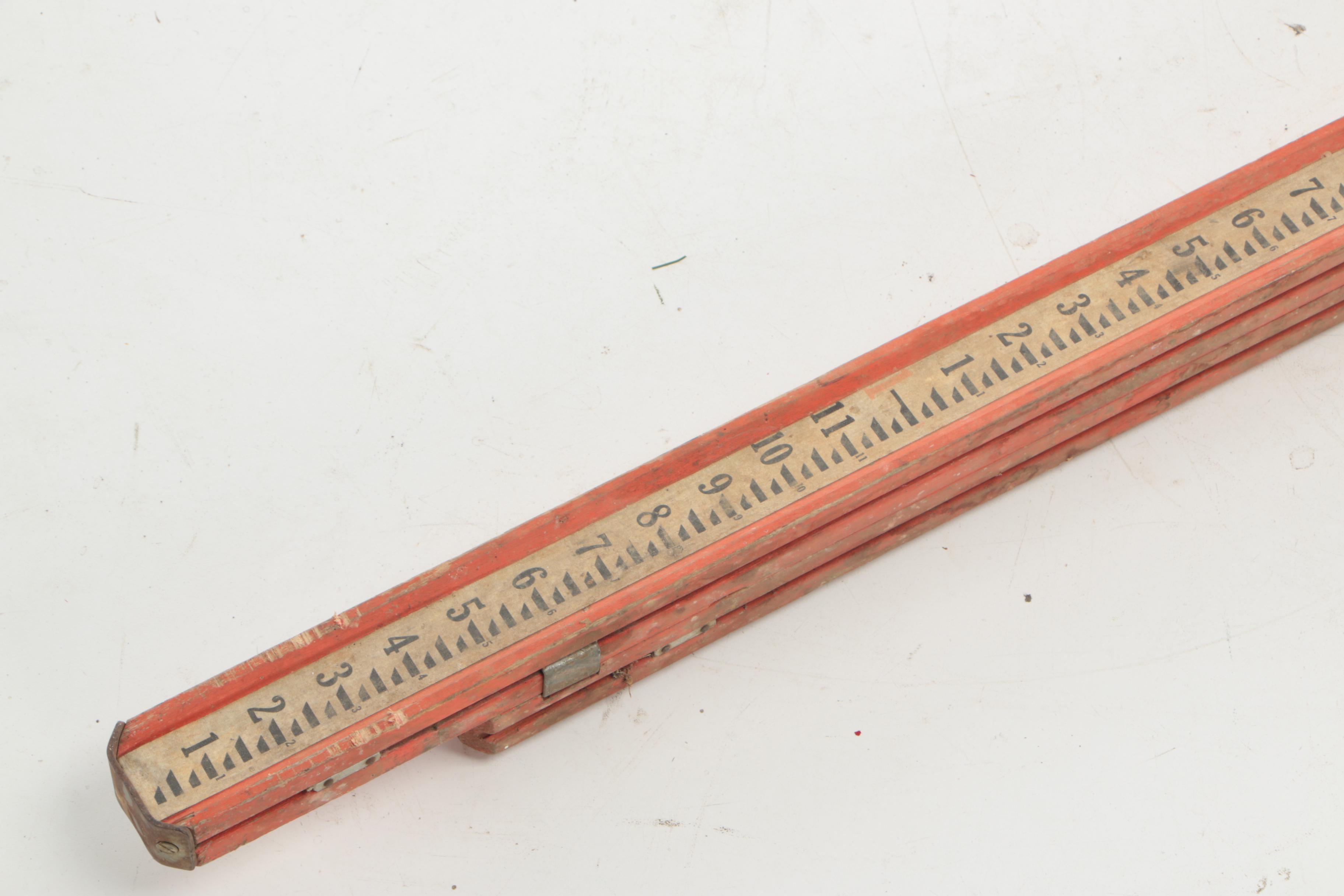 Surveyors Measuring Stick, Vintage