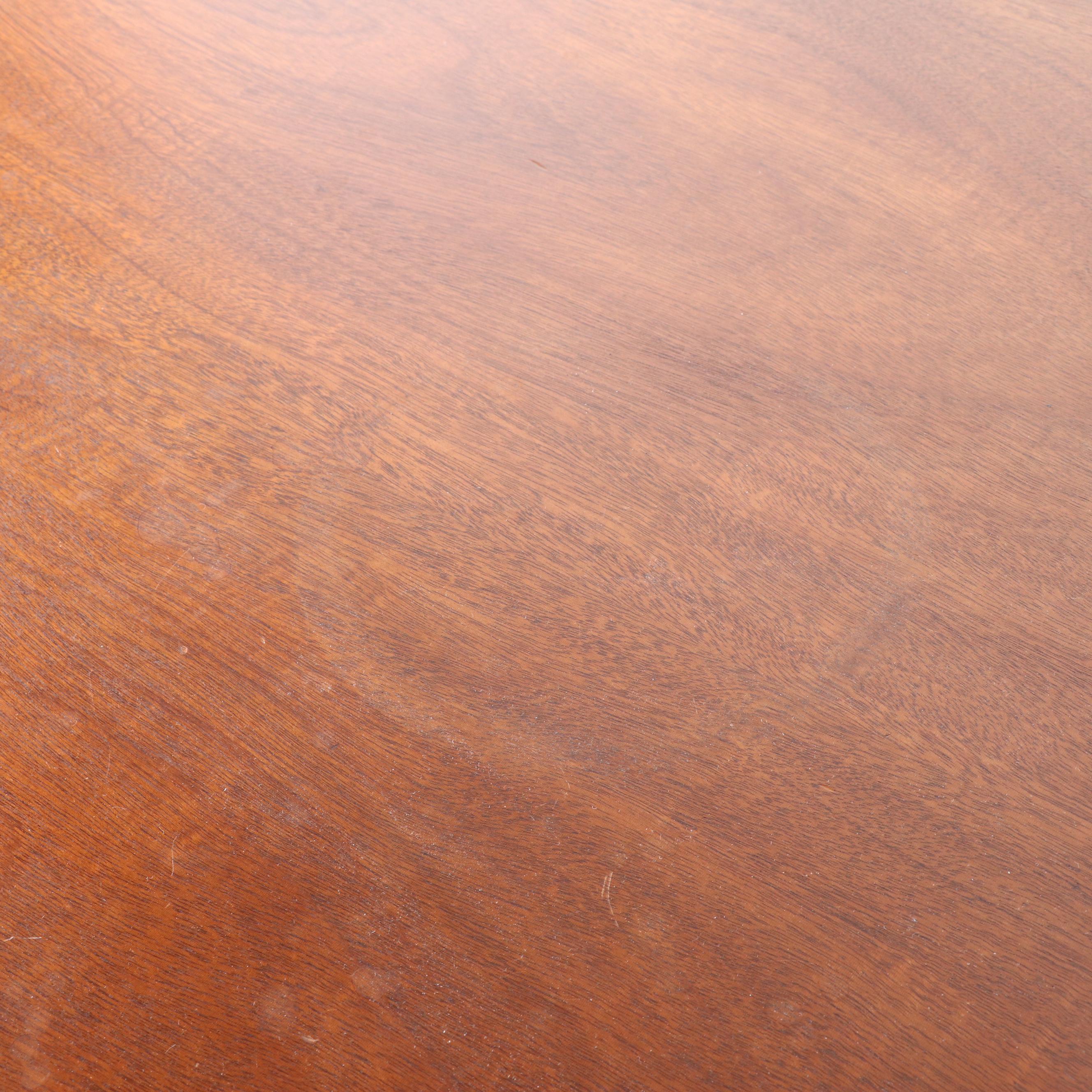 Duncan Phyfe Style Mahogany Center Drum Table by Imperial Grand Rapids, Mich