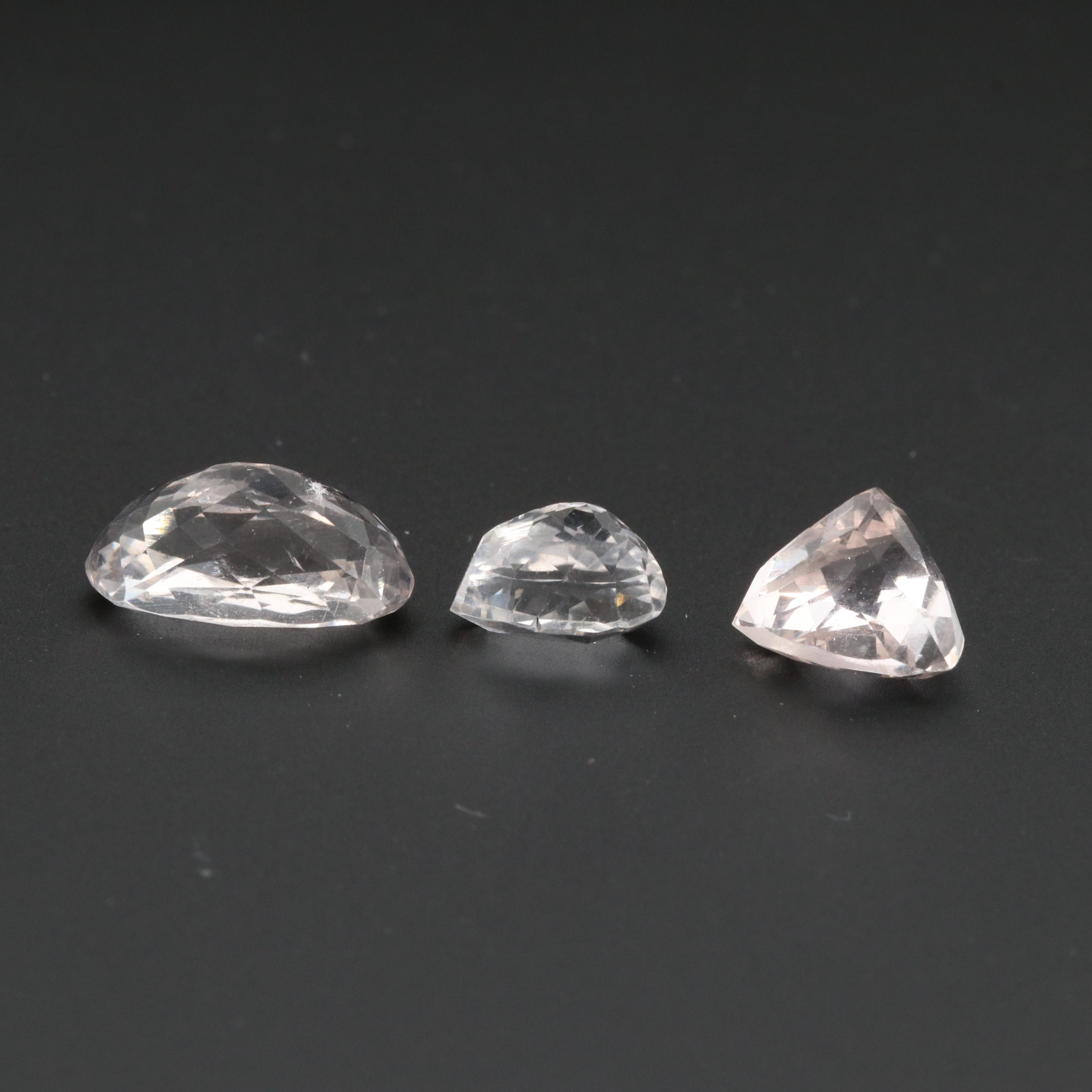 Loose 105.98 CTW Morganite Stones