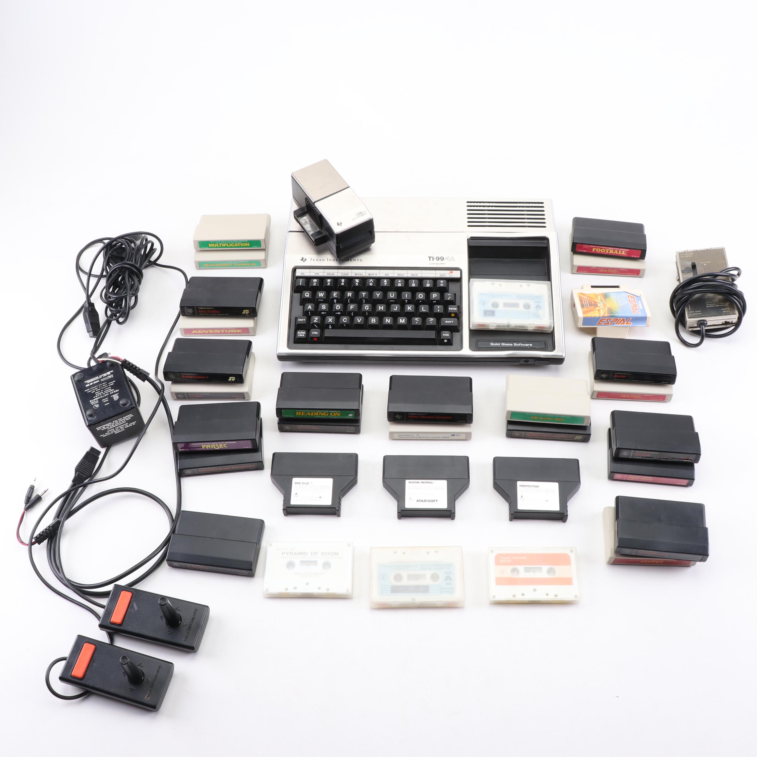 Texas Instruments TI-99/4A Computer and Video Games