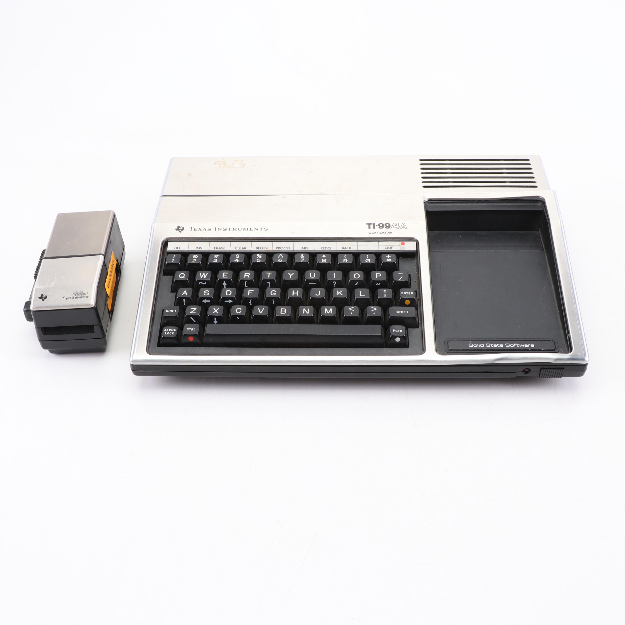 Texas Instruments TI-99/4A Computer and Video Games