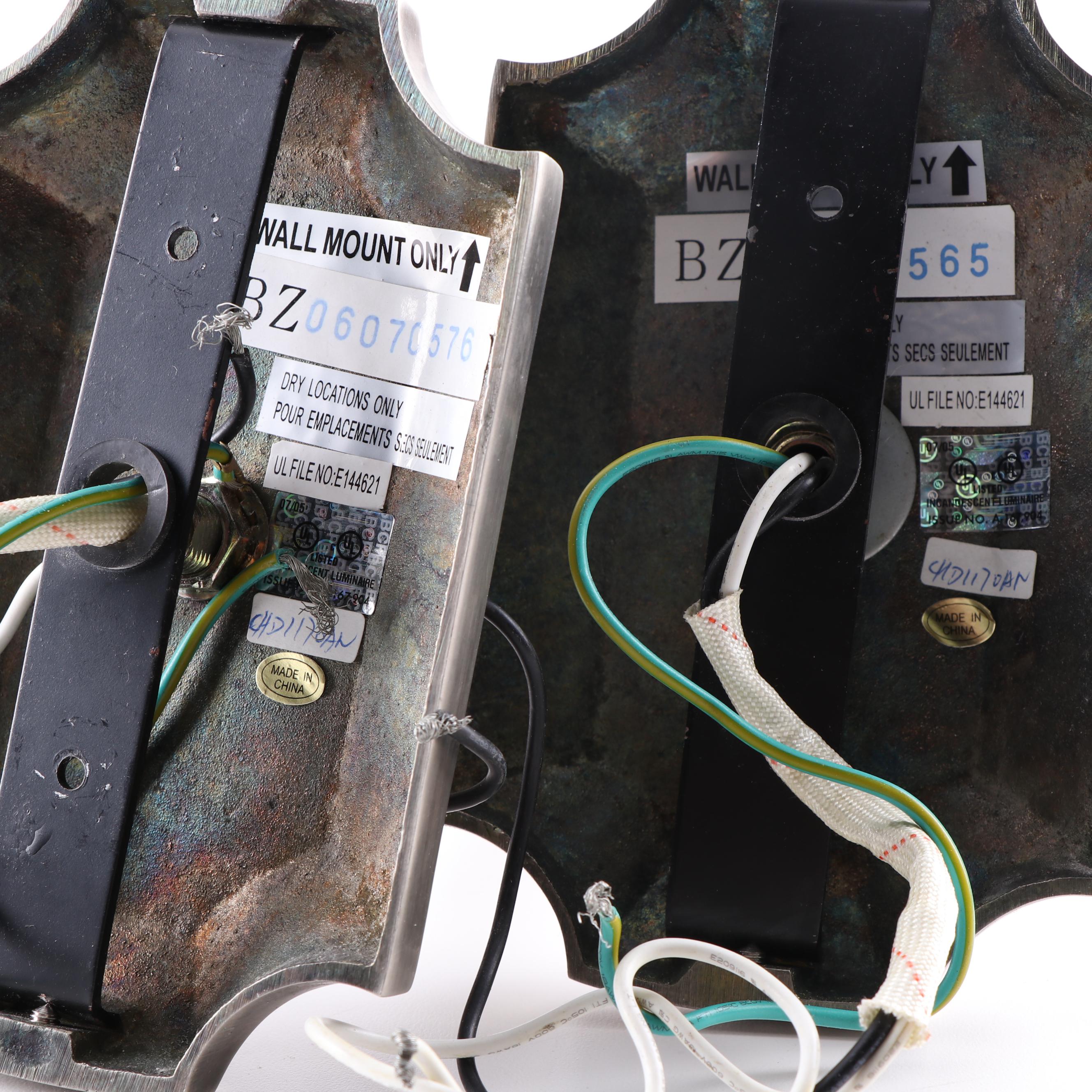 Indoor and Outdoor Wall Sconces with Motion Sensor Lights Including Kichler