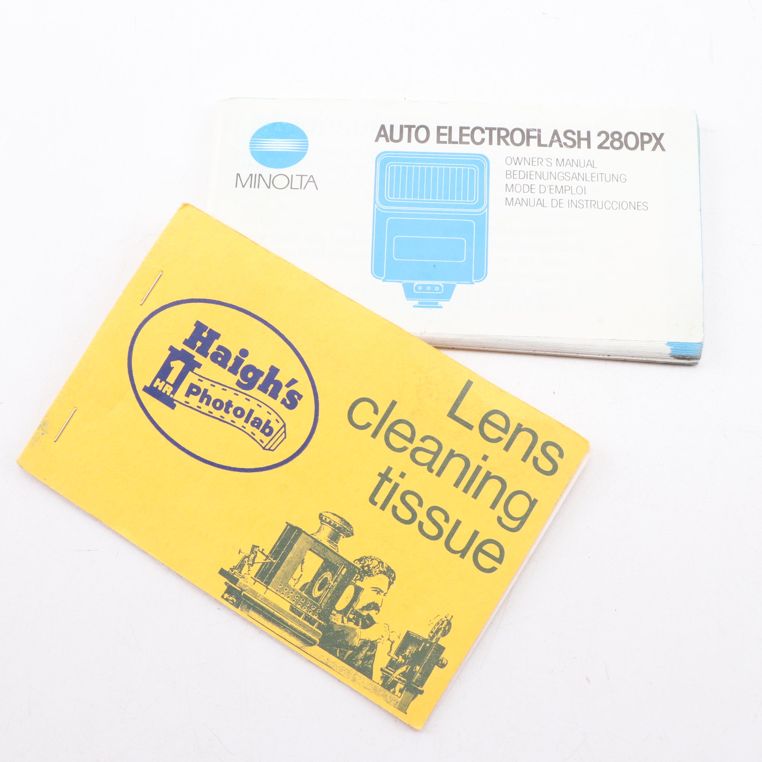 Minolta X-700 SLR Camera with Case