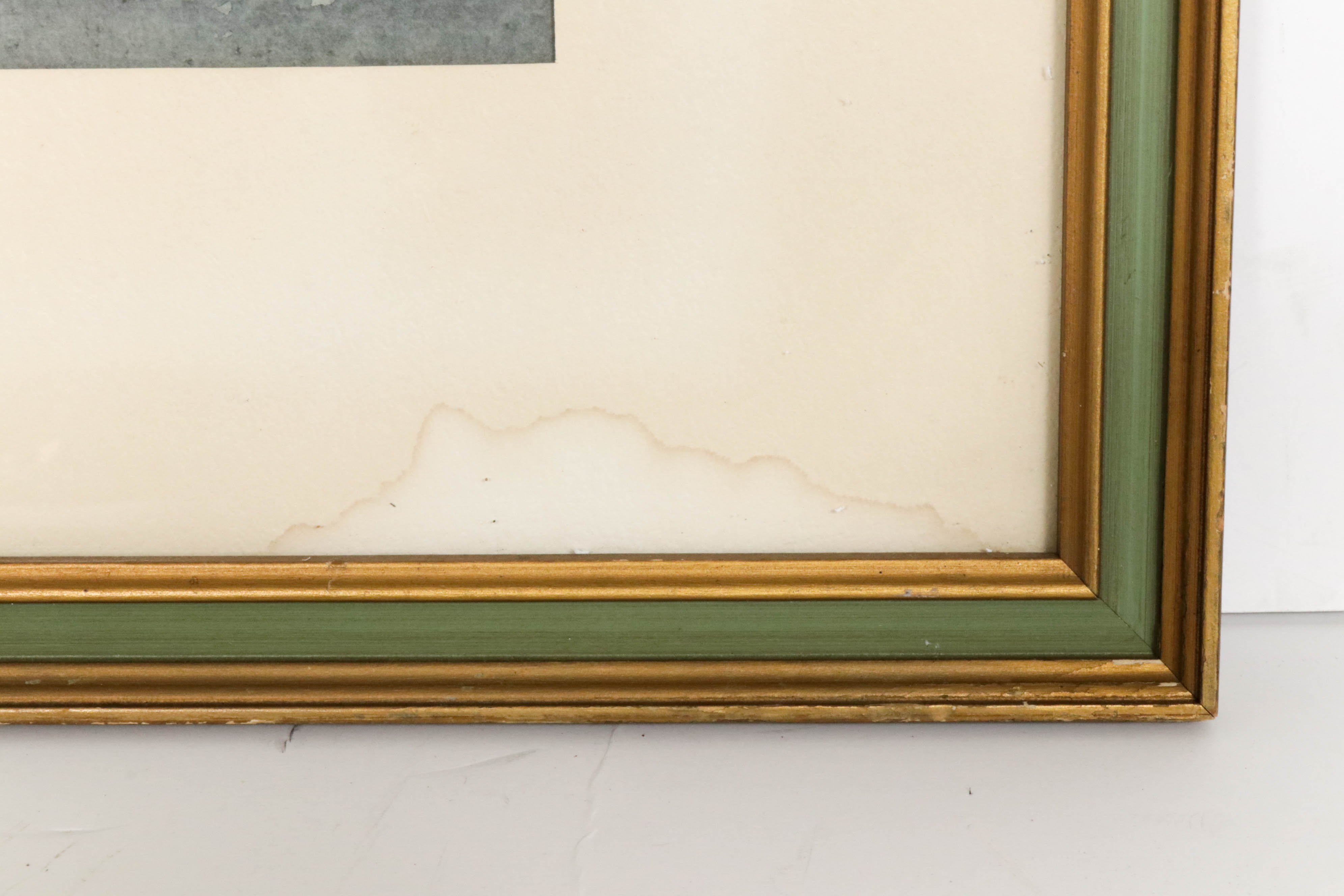 Leland S. McClelland Golf Course Landscape Watercolor Painting