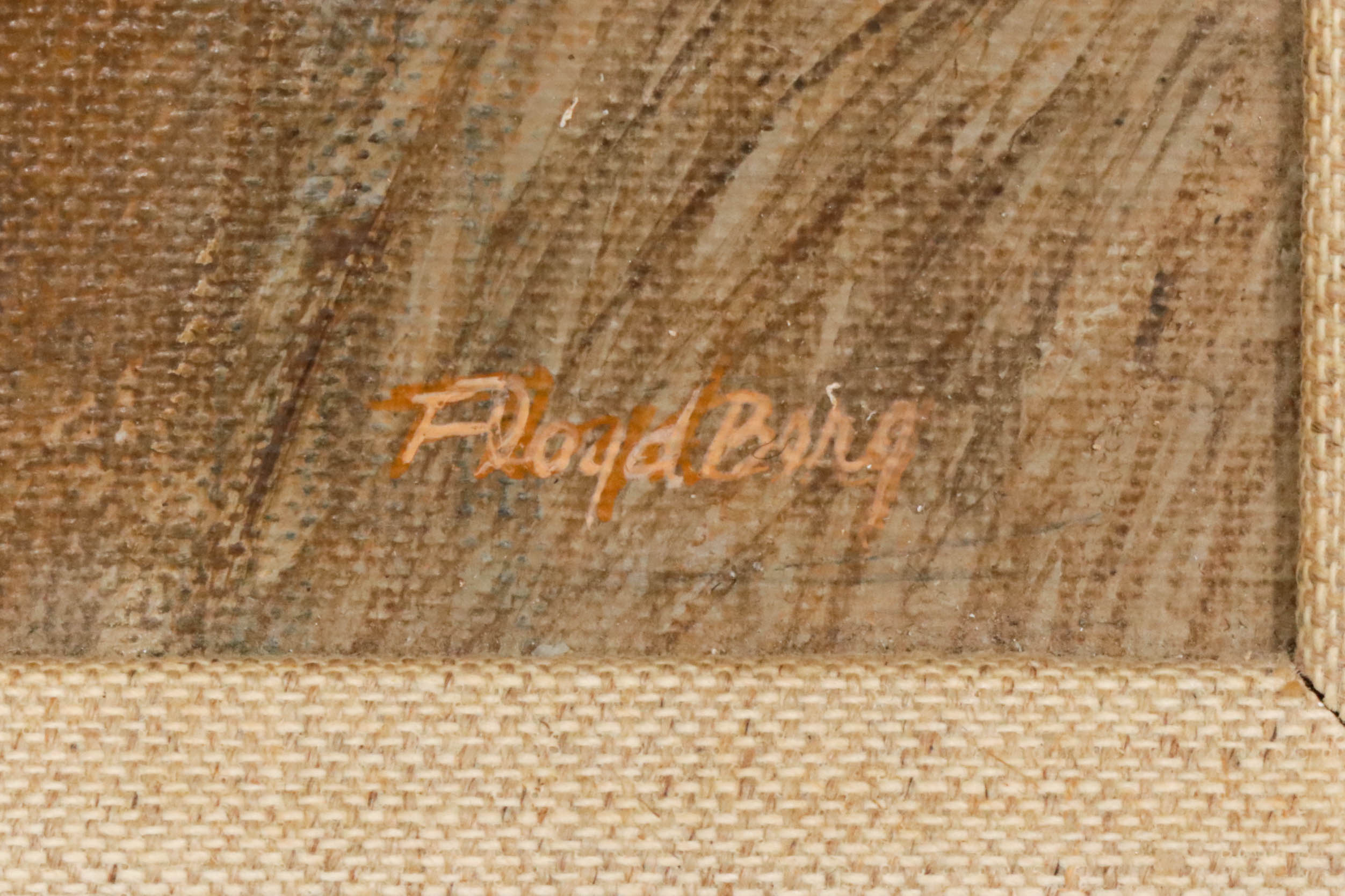 Floyd Berg Portrait Oil Painting