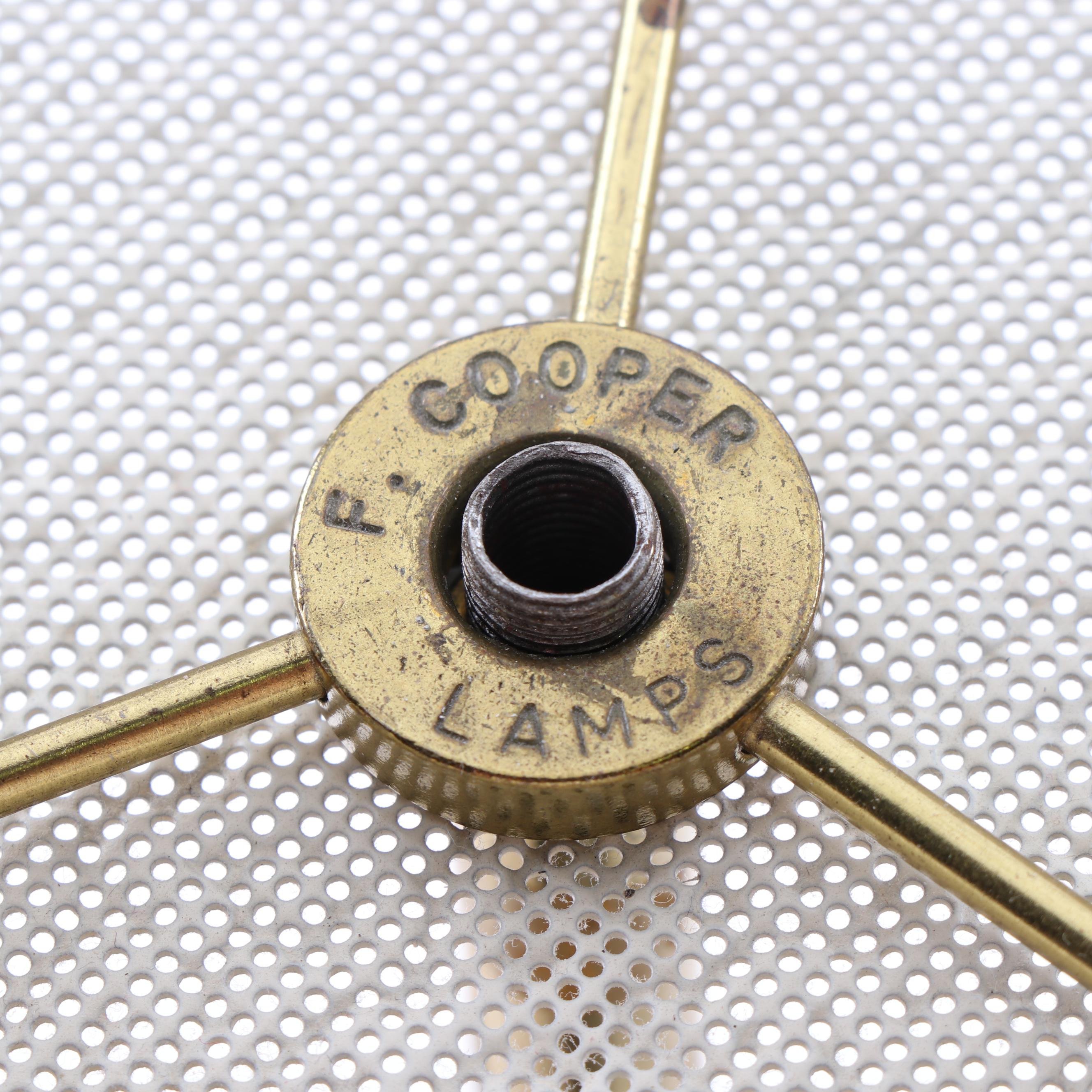 Frederick Cooper Brass Bouillotte Triple Candlestick Table Lamp