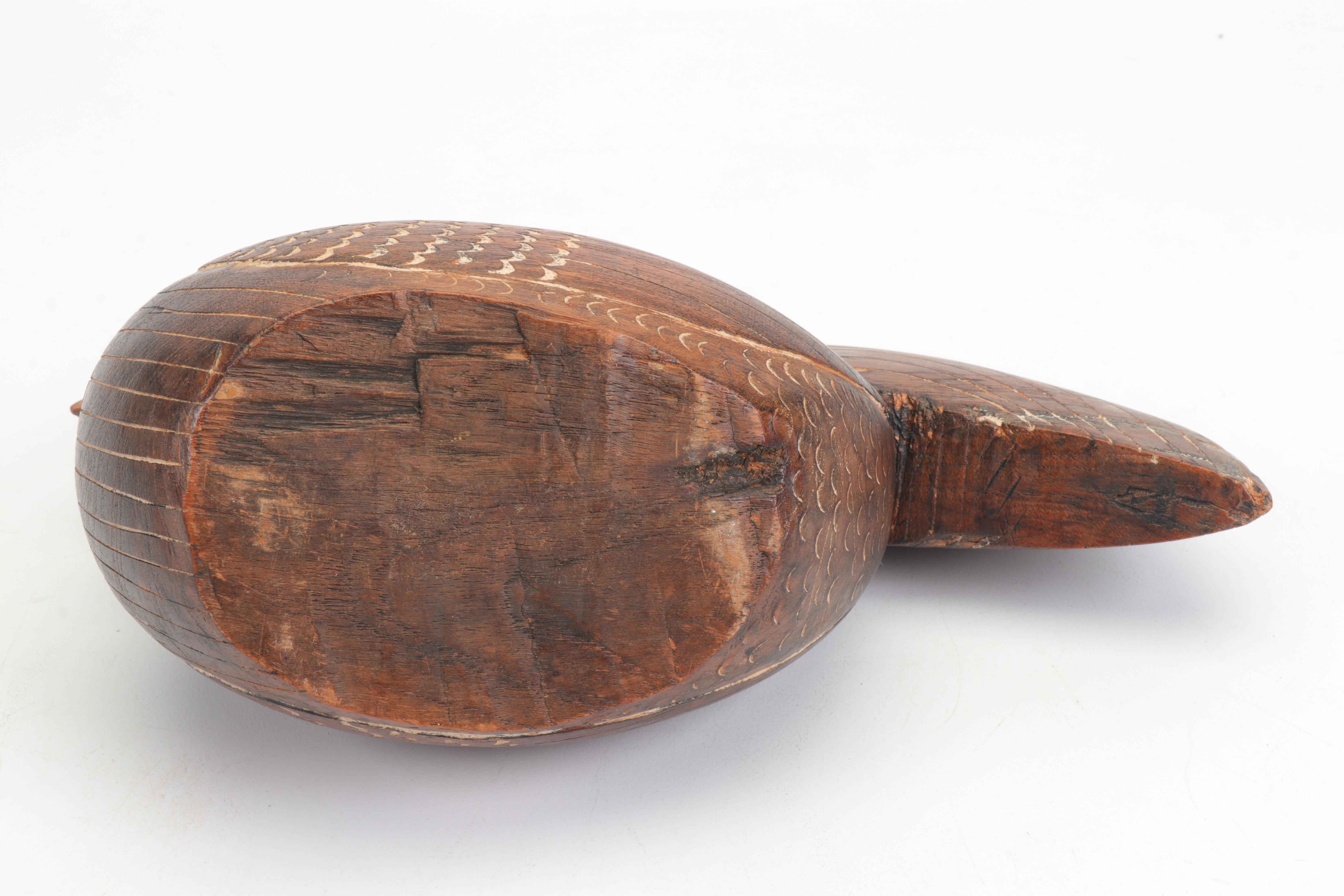 Carved Wooden Rooster Box