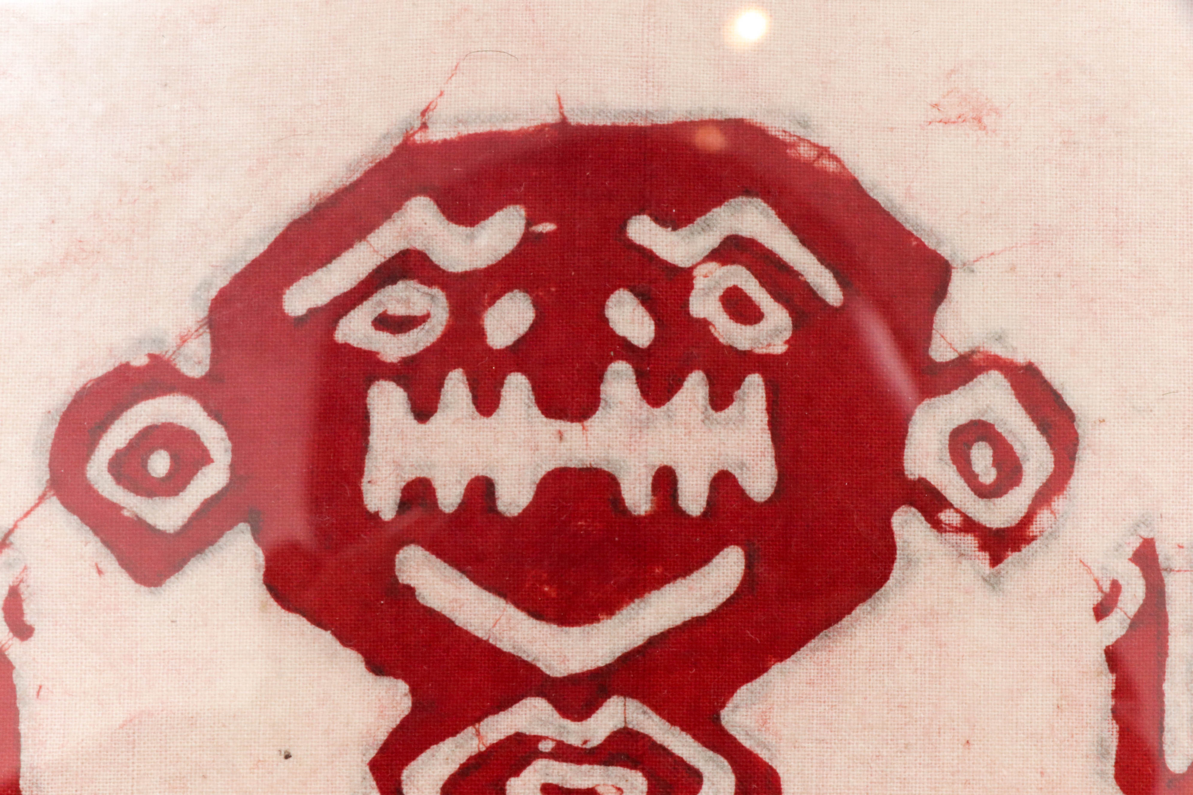 Andean Style Figural Batik Panel