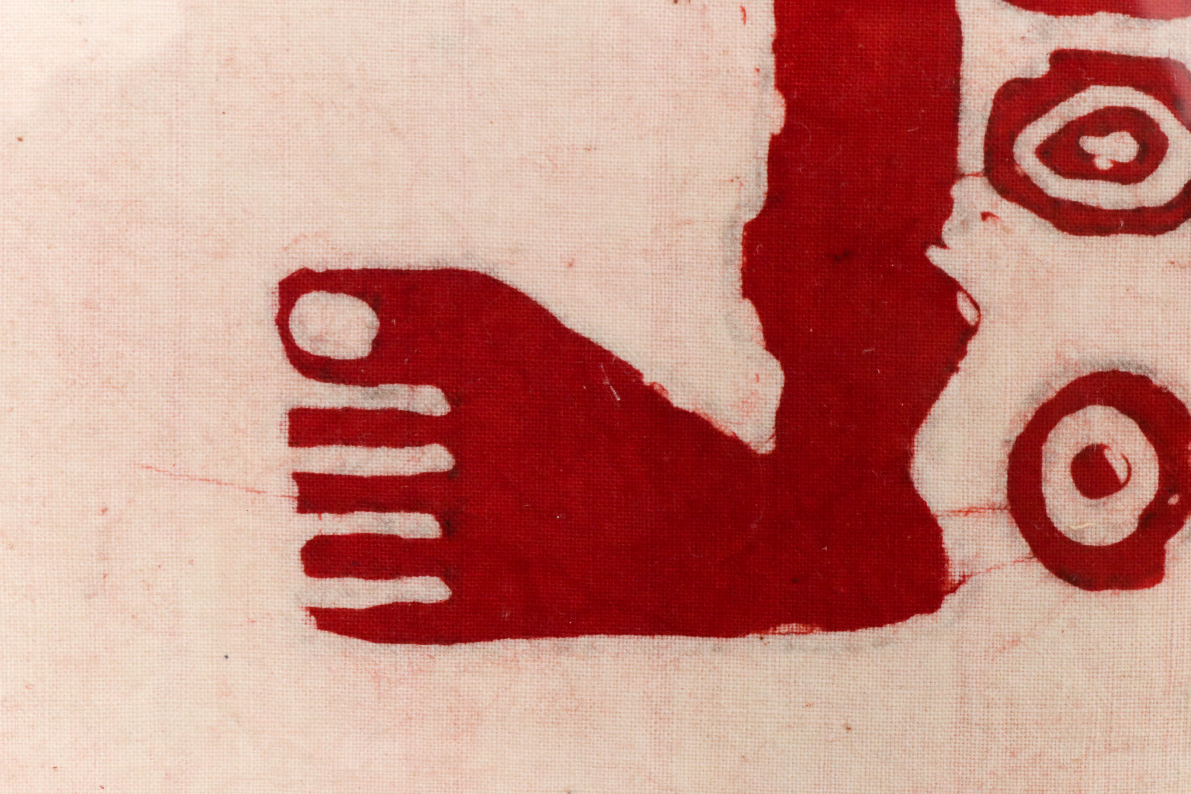 Andean Style Figural Batik Panel