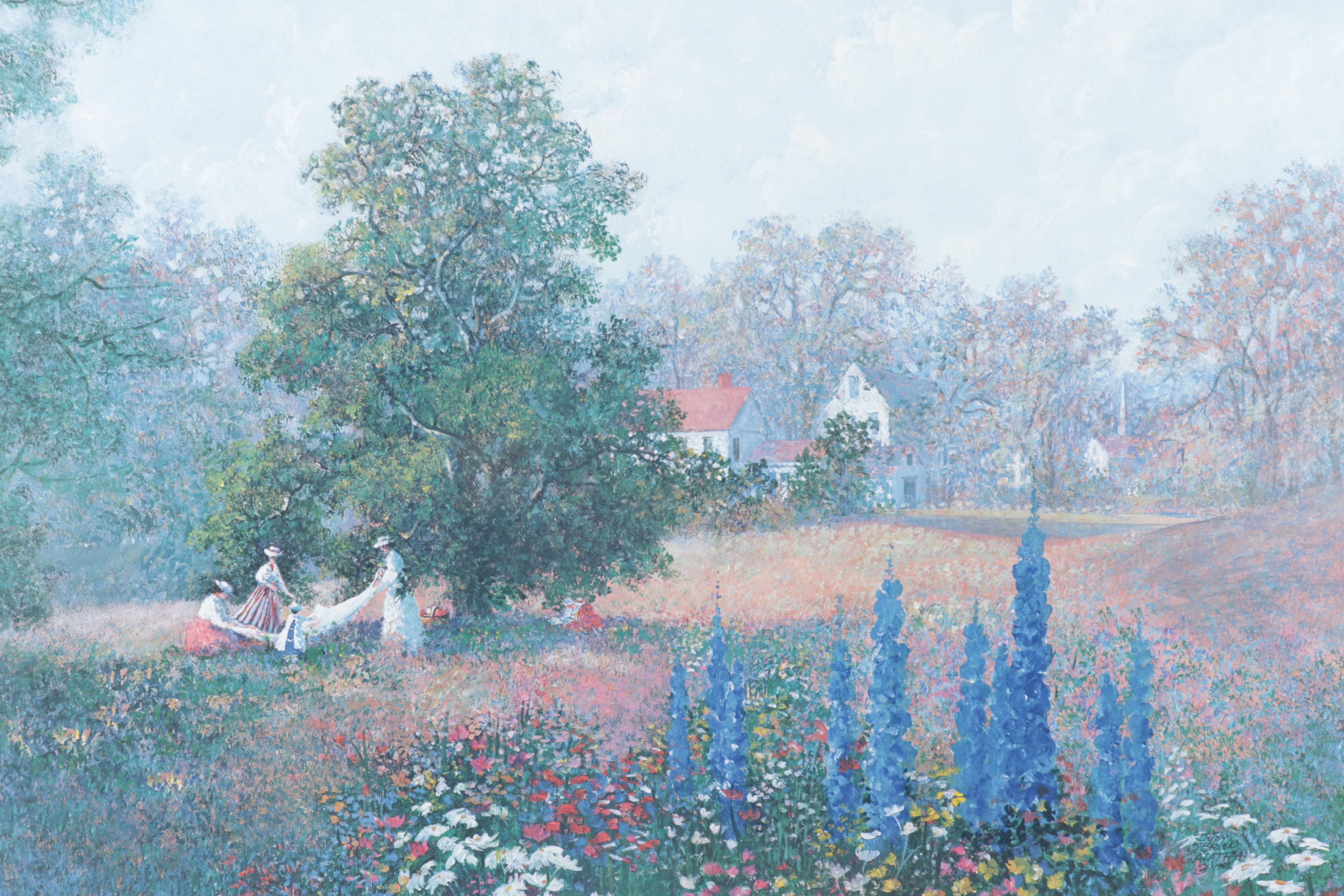 Judy O'Brien Galatha Landscape Offset Lithograph