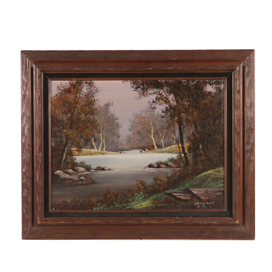 Winston Allen Landscape Oil Painting