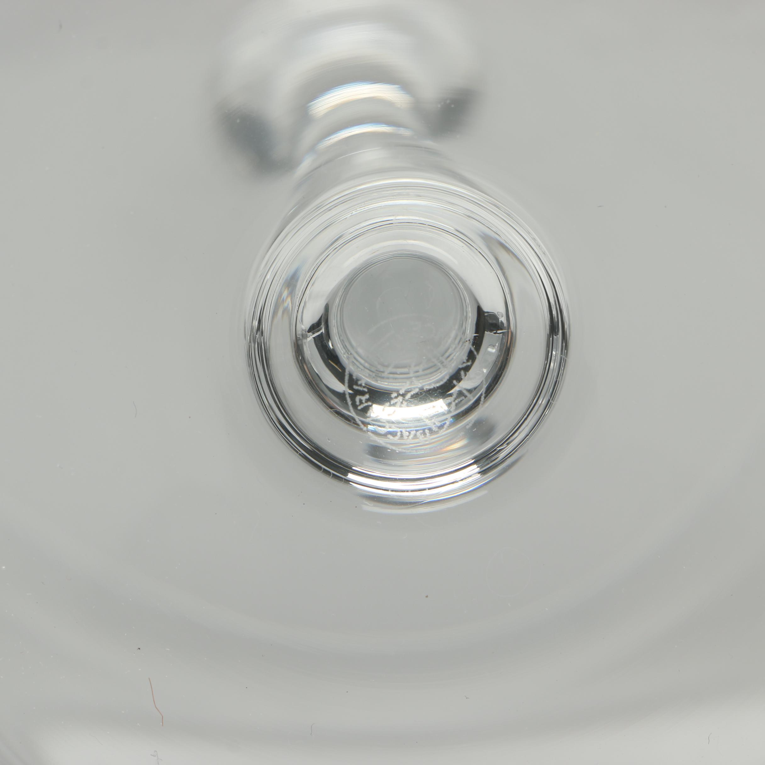 Baccarat "Pavilion" Wine Glasses, 1950s-1970s Vintage