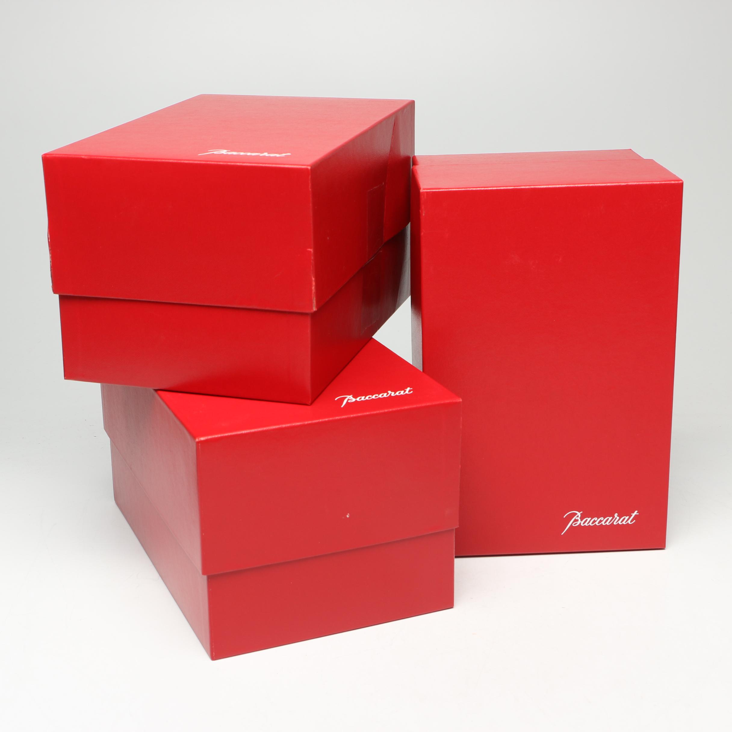 Baccarat "Pavilion" Wine Glasses, 1950s-1970s Vintage