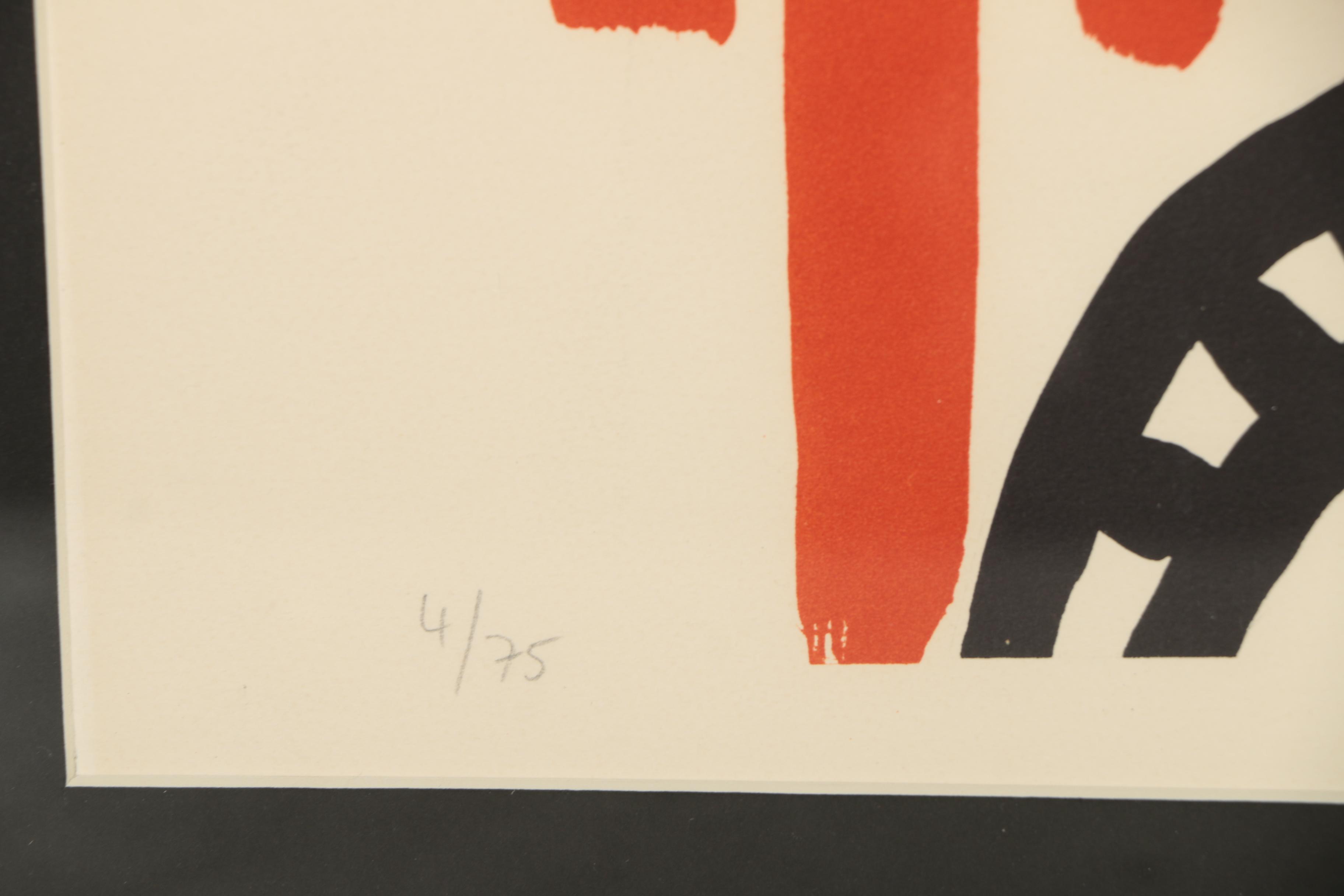 Alexander Calder Lithograph "Les Affichistes"